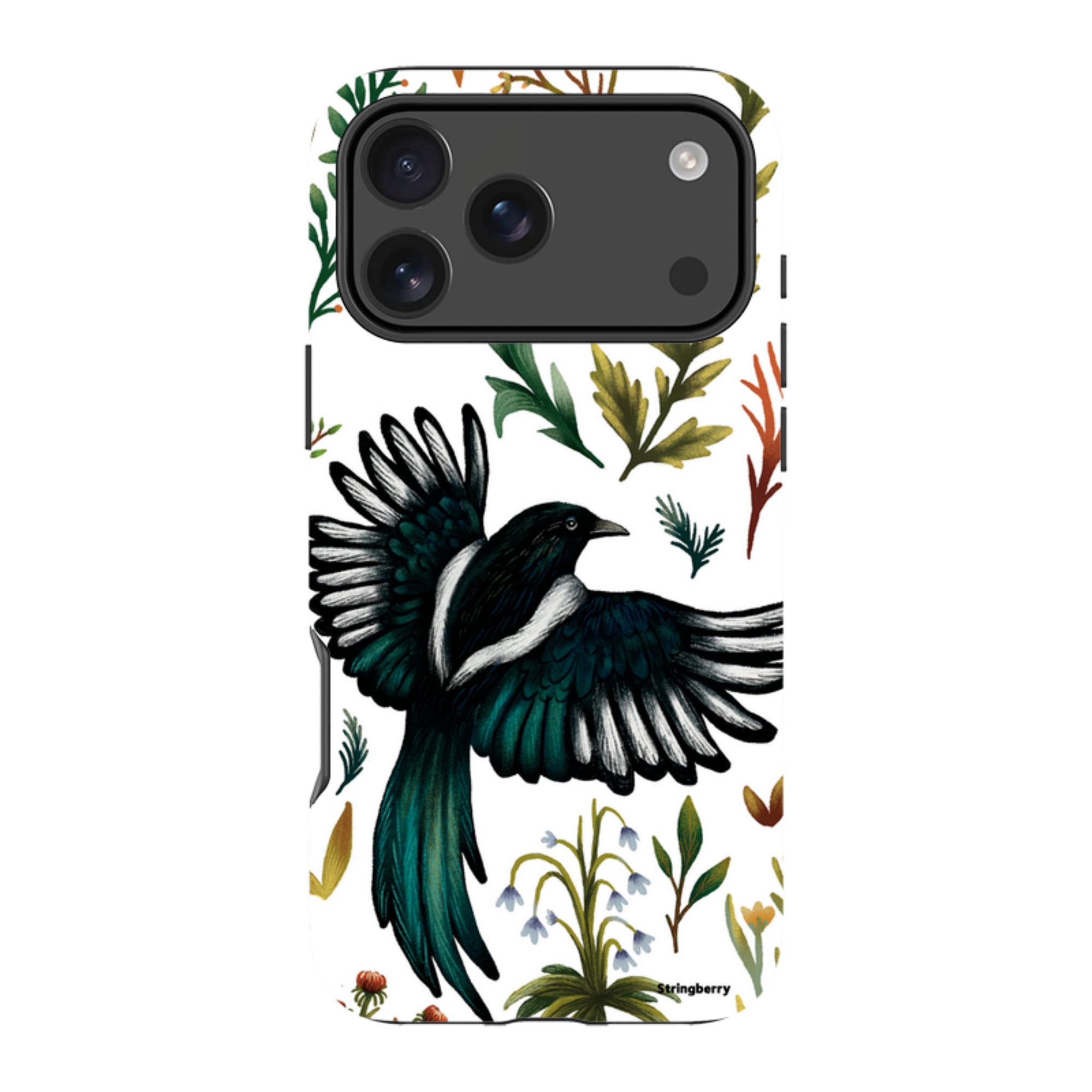 iPhone MagSafe Tough Case - Magpie By Anna Stead