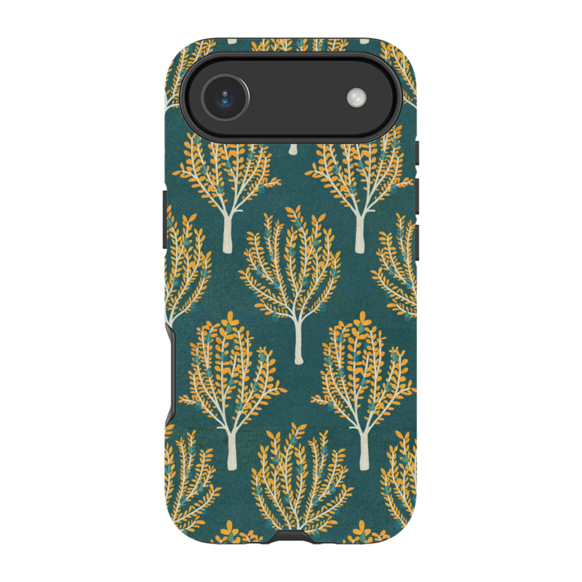 iPhone Tough Case - Pear Trees Teal By Katherine Quinn