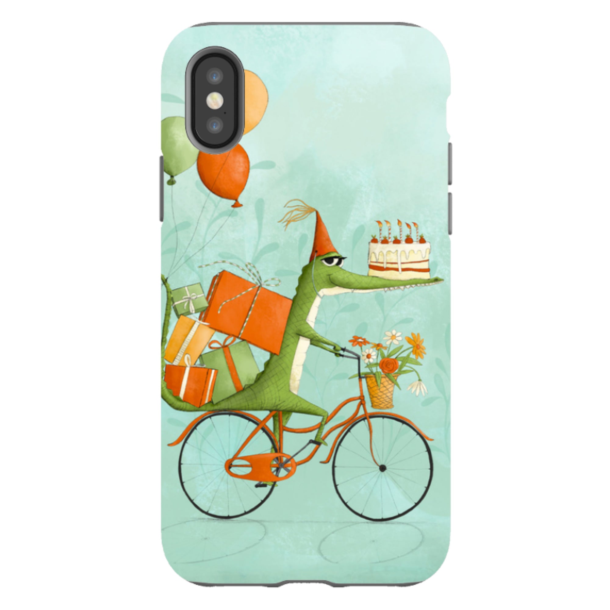 iPhone Tough Case - Happy Croc By Maja Lindberg