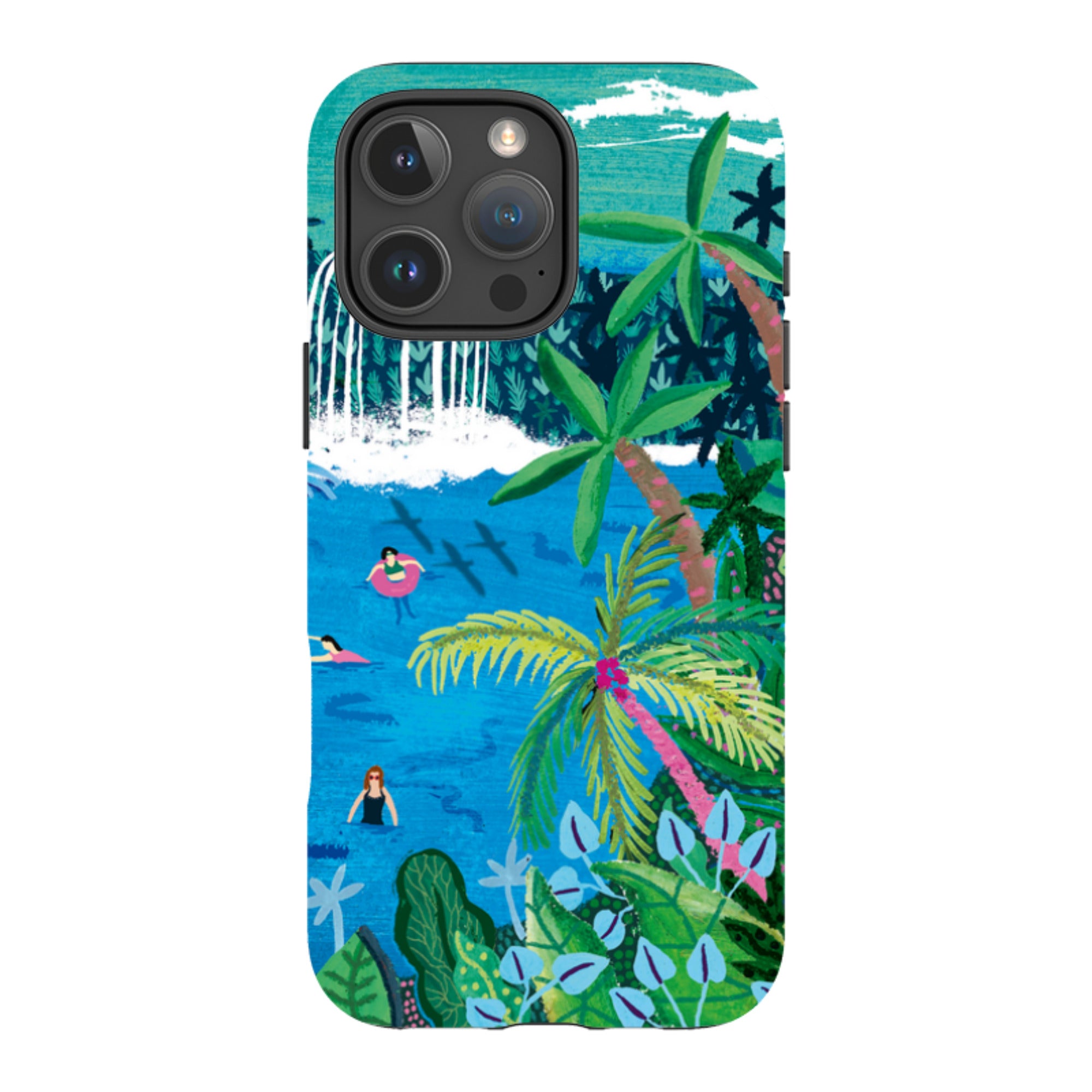 iPhone Tough Case - Palm Pool II By Emma Frances Grant