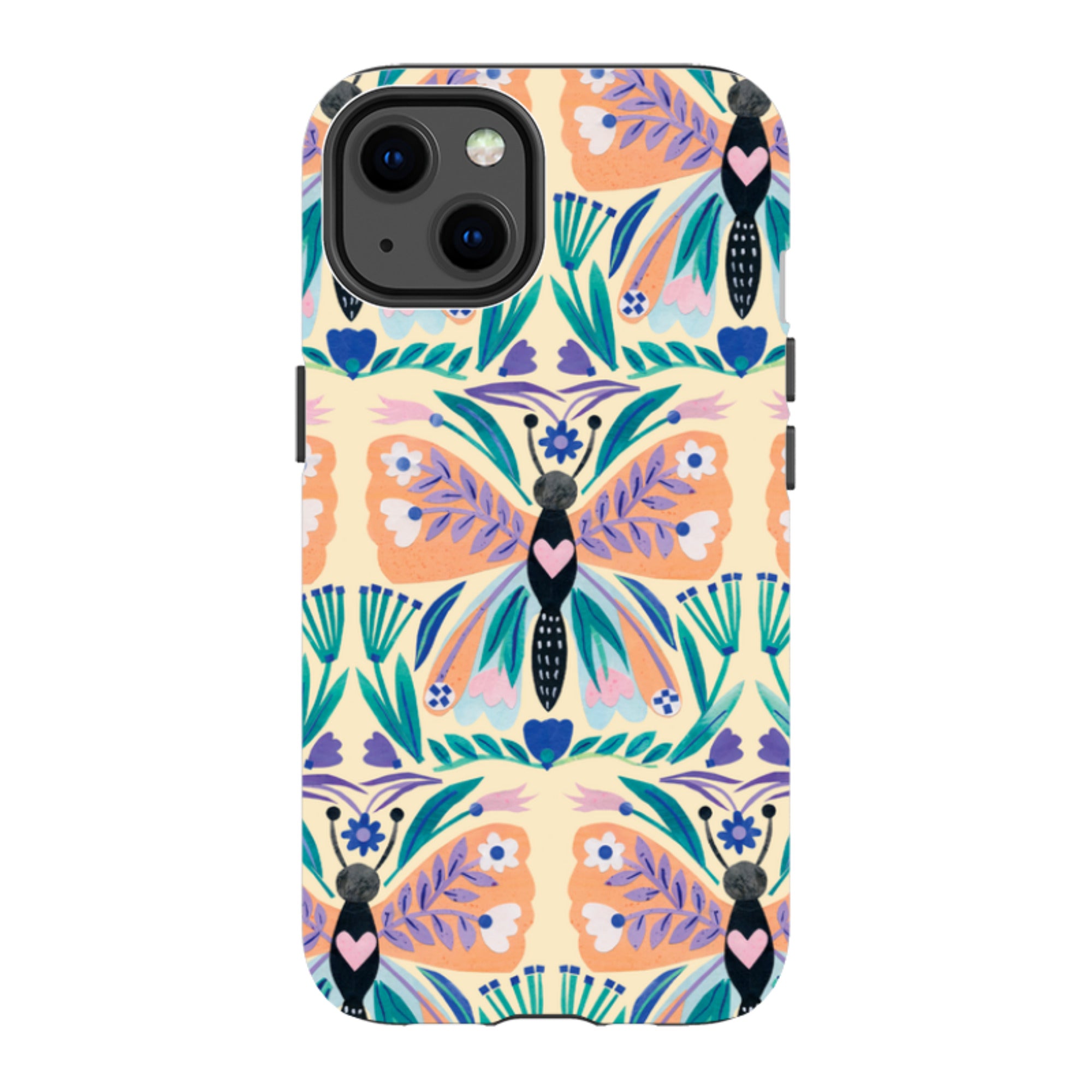 iPhone Tough Case - All Over Butterfly By Tracey English