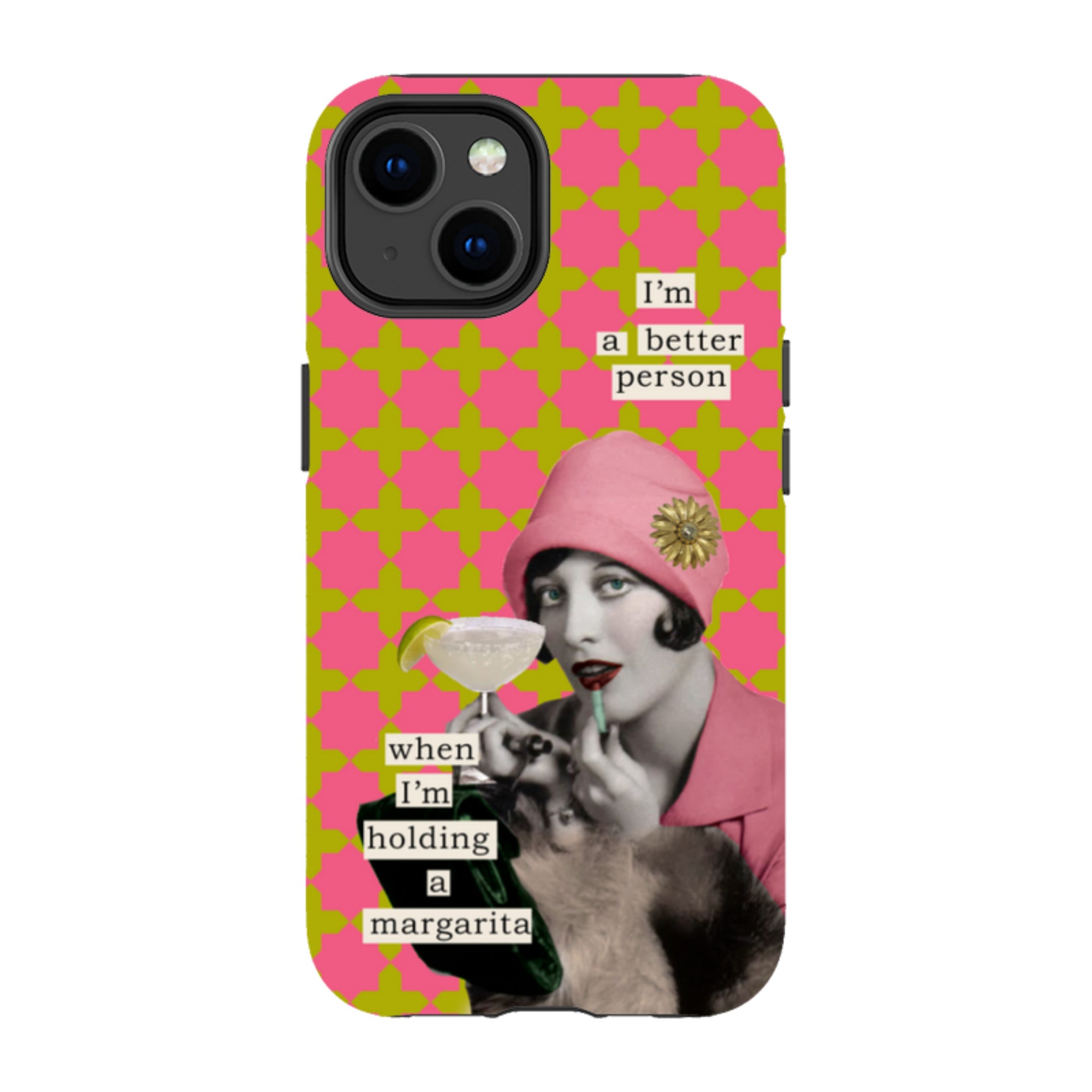 iPhone Tough Case - I'm A Better Person By Clare Jordan