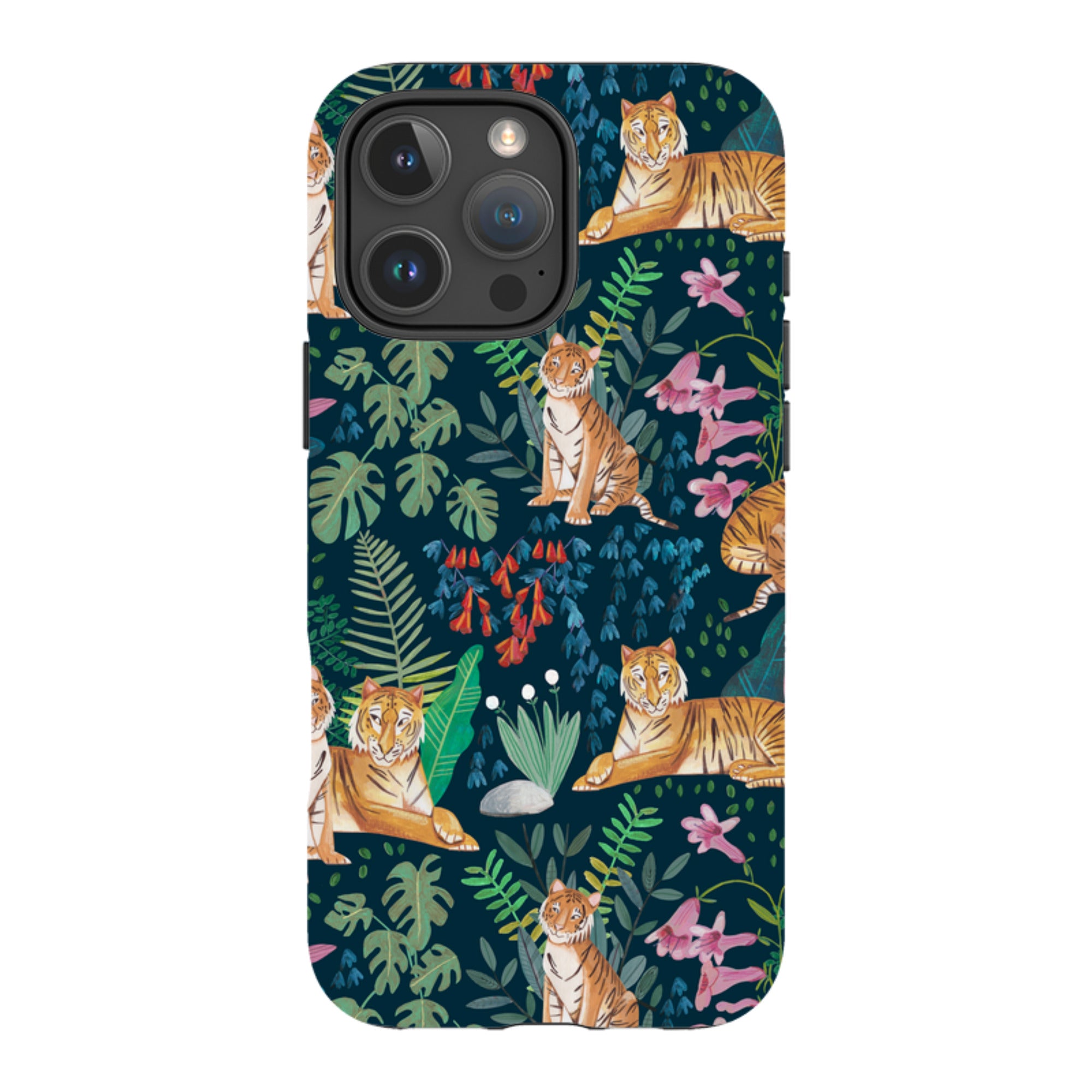 iPhone MagSafe Tough Case -  Tiger Pattern II By Caroline Bonne Muller