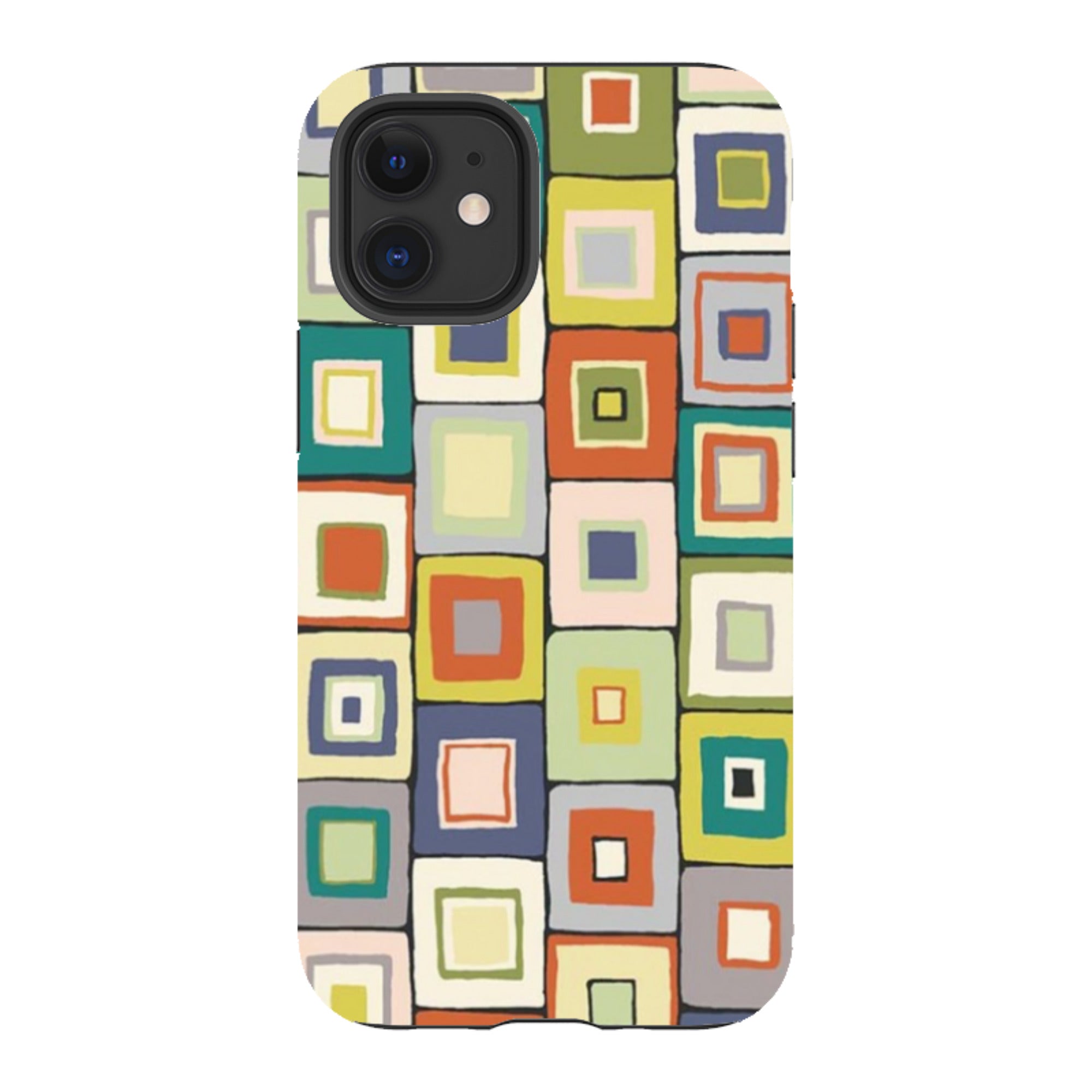 iPhone Tough Case - Atelier Blanket Squares Urbane By Sarah Campbell