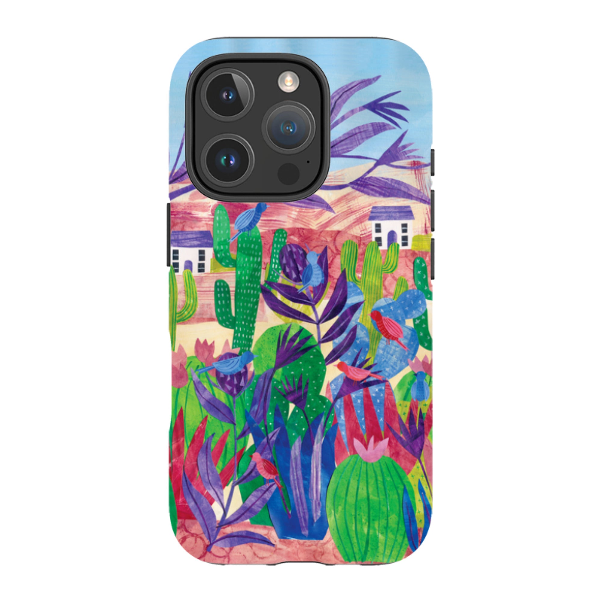 iPhone MagSafe Tough Case - Desert Cactus By Tracey English