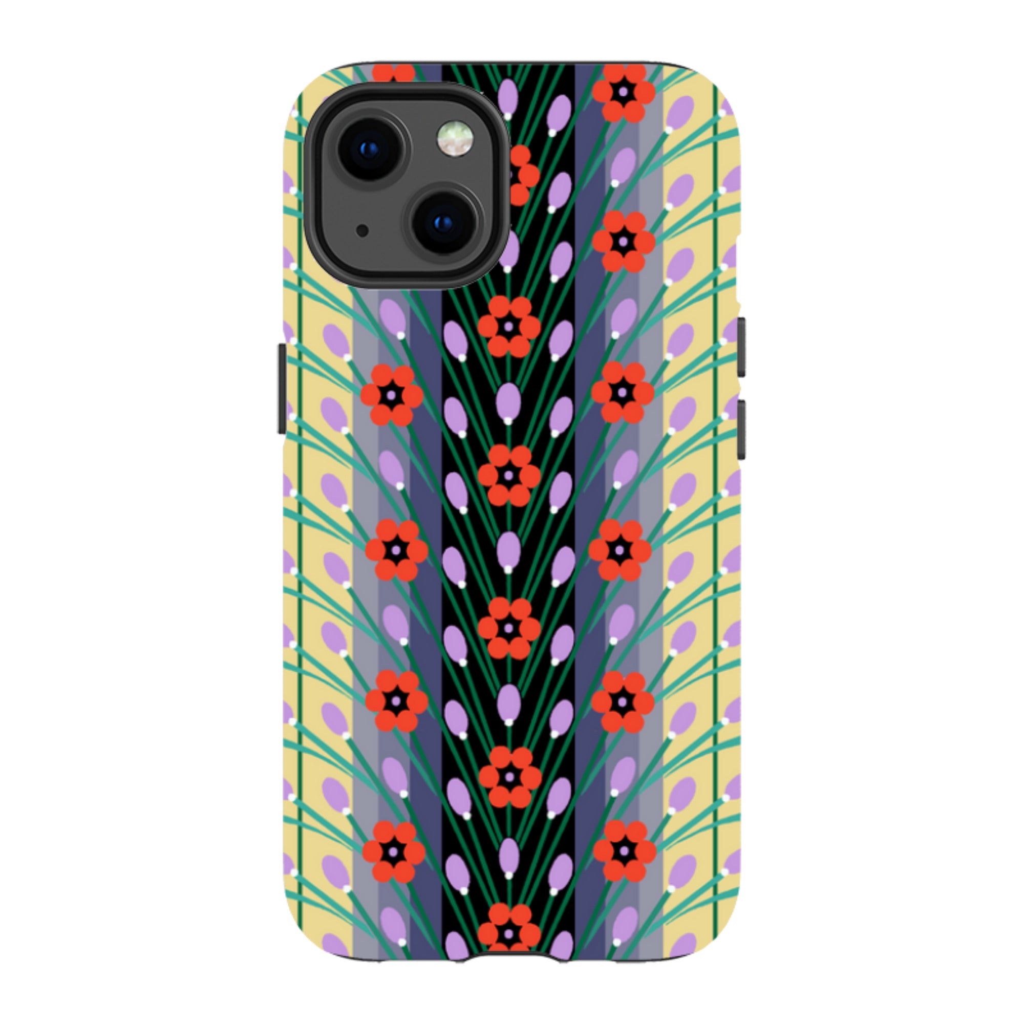 iPhone MagSafe Tough Case - Lavender Yellow By Cressida Bell