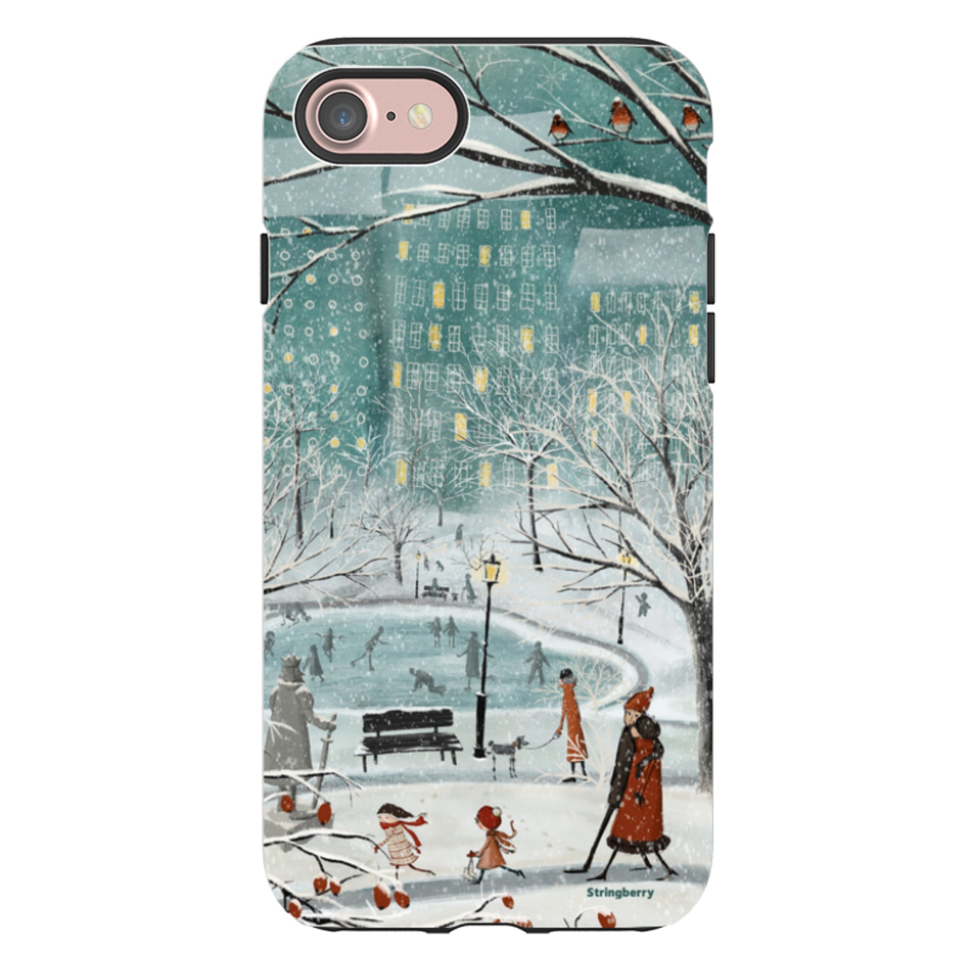 iPhone Tough Case - Walk In The Park By Maja Lindberg