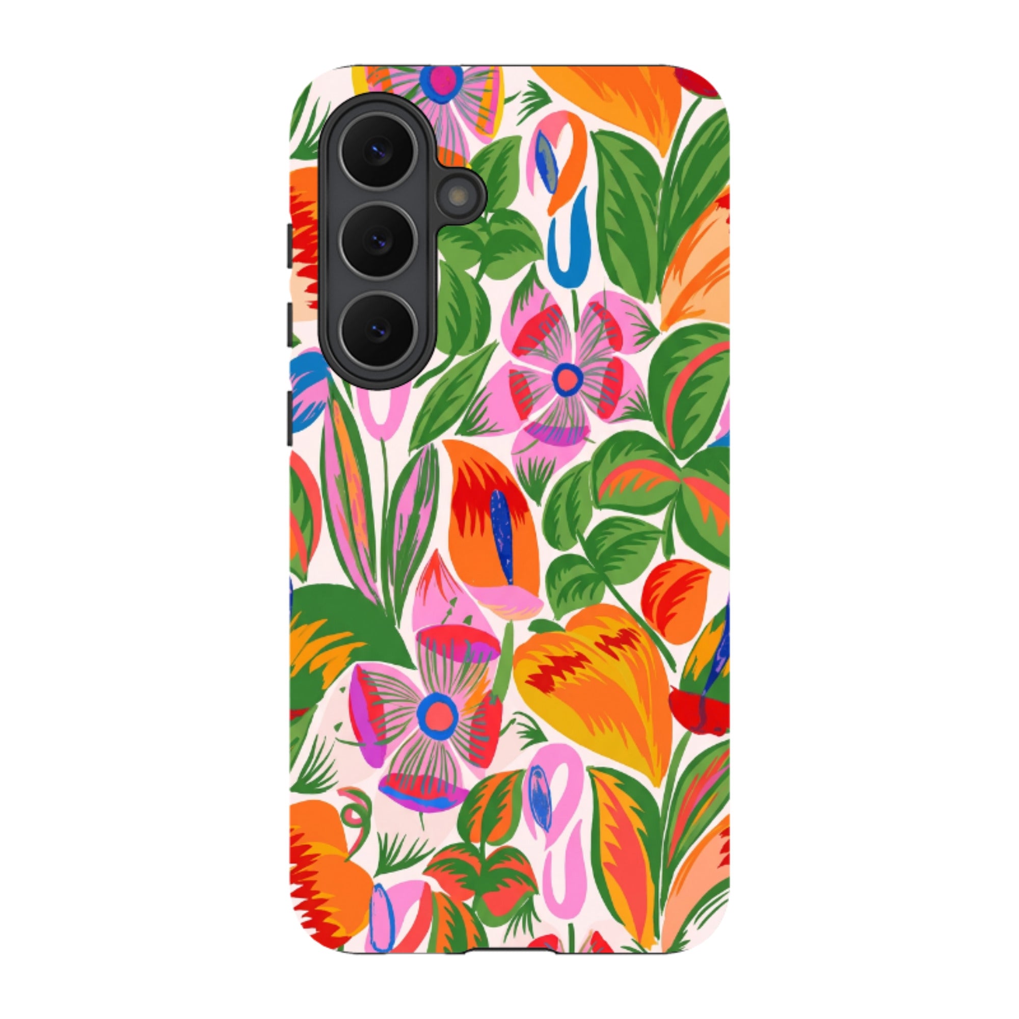 Samsung Tough Case - Vintage Tropical Floral