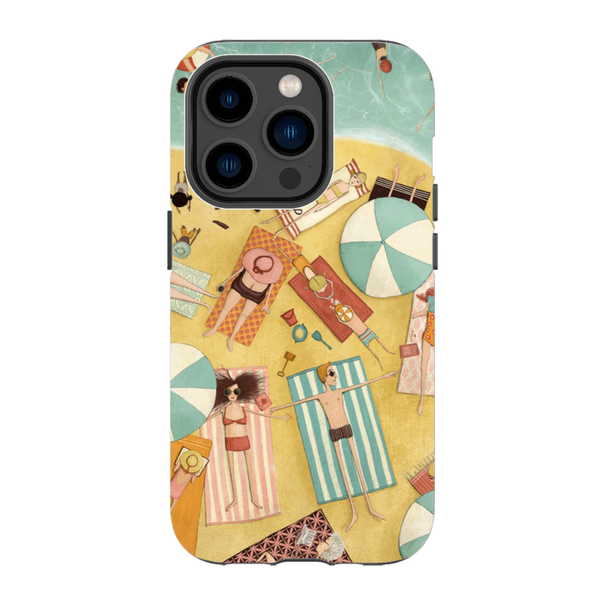 iPhone MagSafe Tough Case - Beach Day By Maja Lindberg