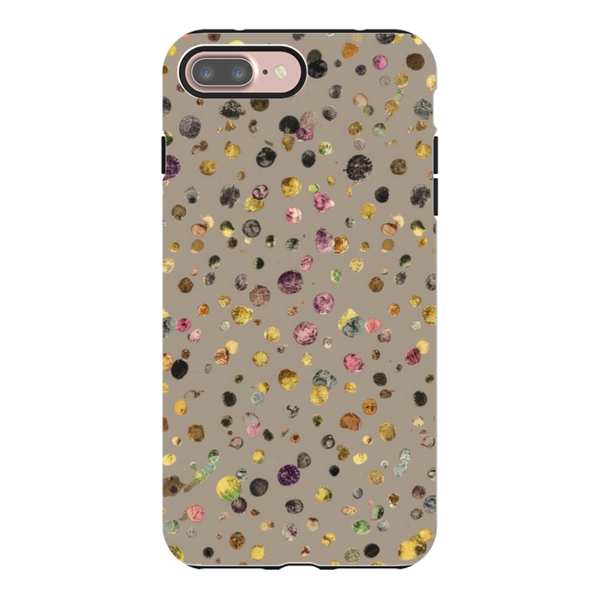 iPhone Case - Grey Polka