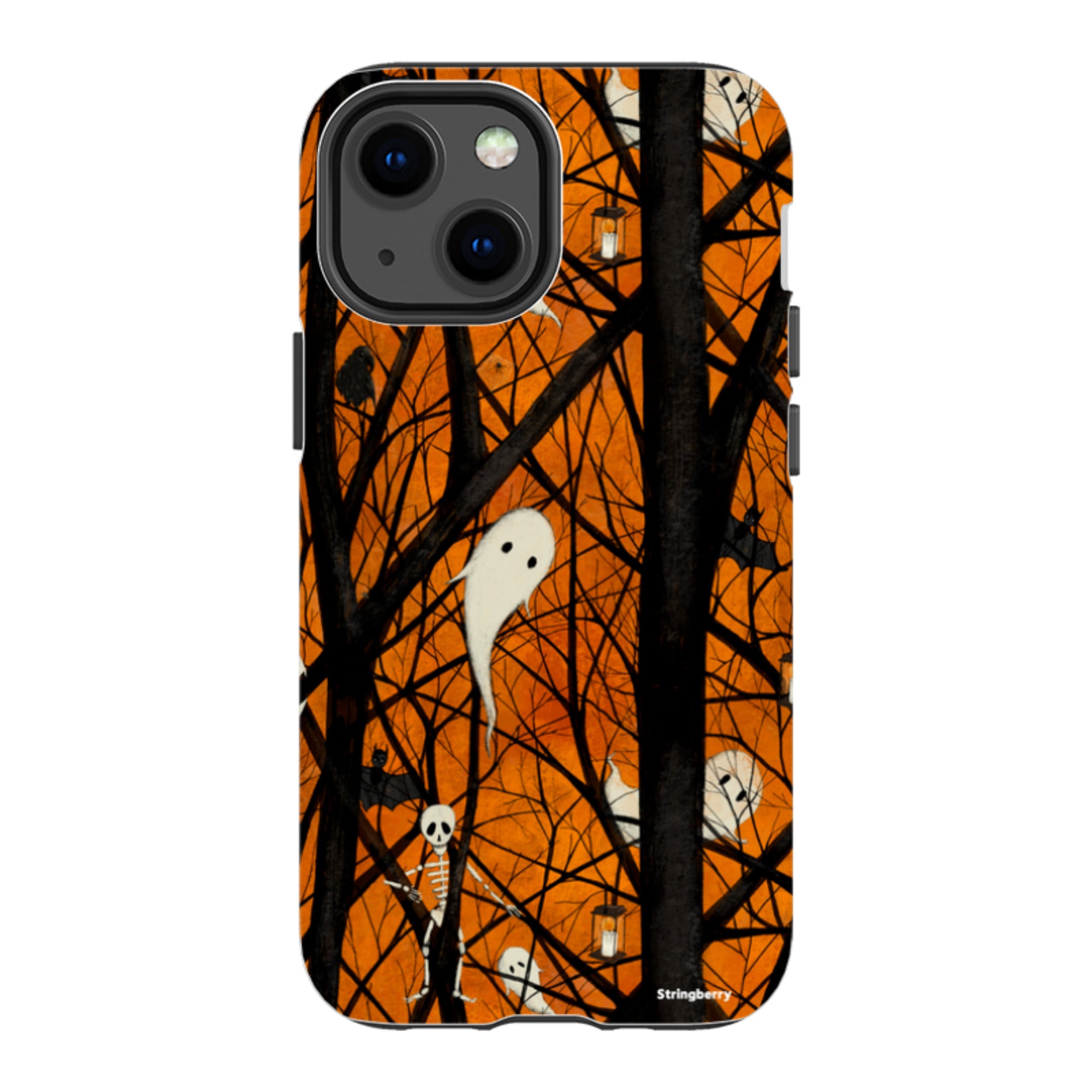 iPhone Tough Case - Halloween Pattern By Maja Lindberg