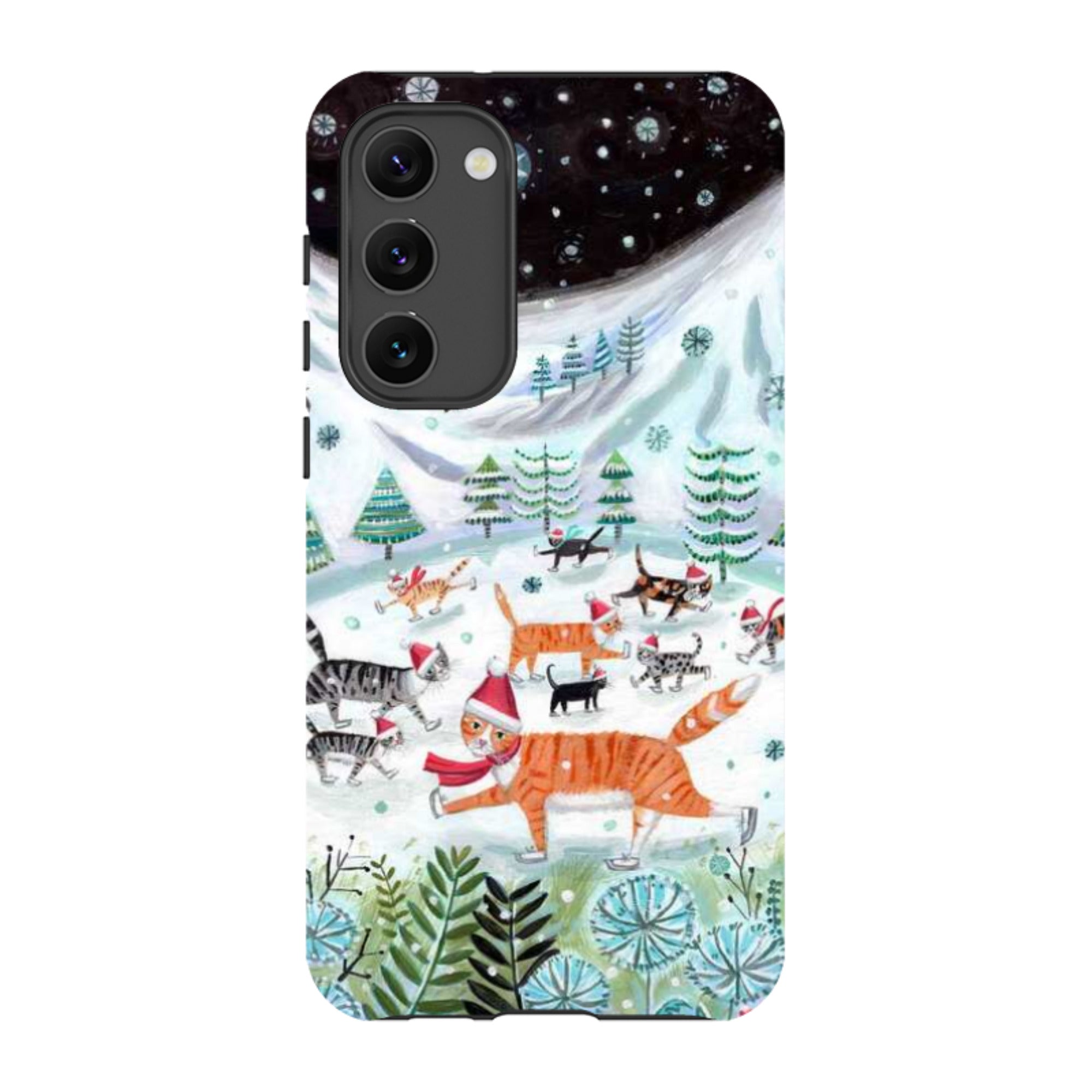 Samsung Tough Case - Cats On Ice By Mary Stubberfield