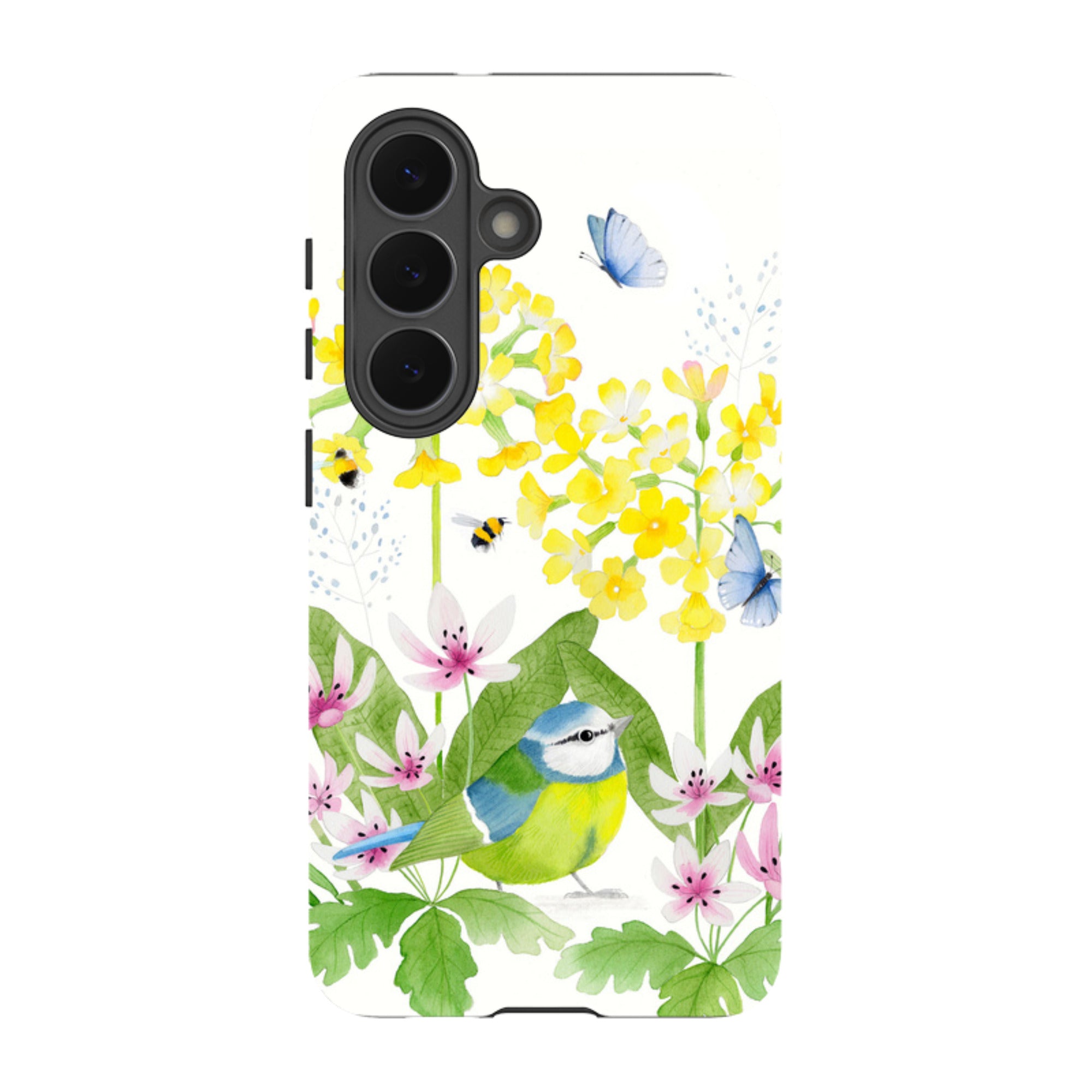 Samsung Tough Case - Blue Tit Garden By Bex Parkin