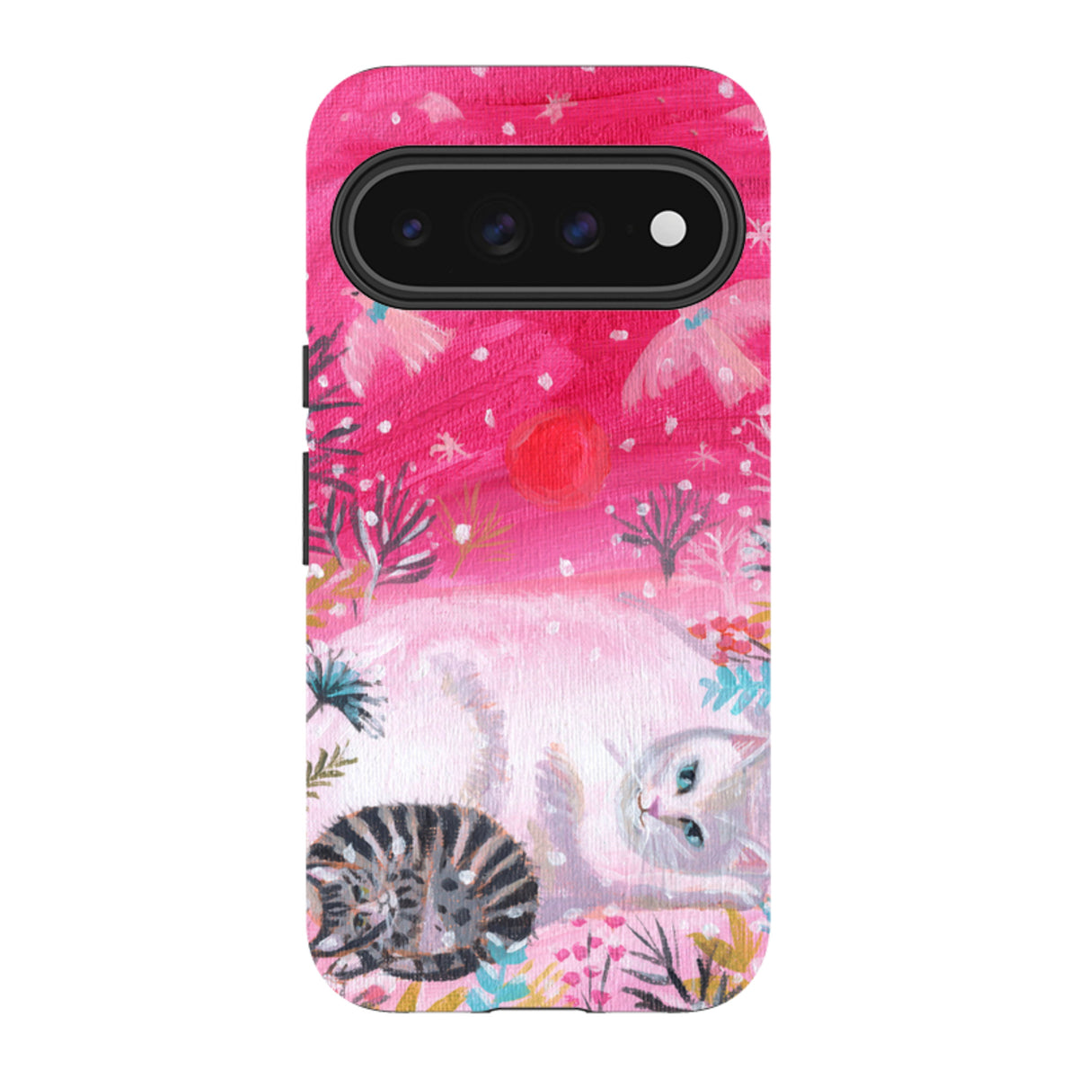 Google Tough Case - Christmas Cats By Mary Stubberfield