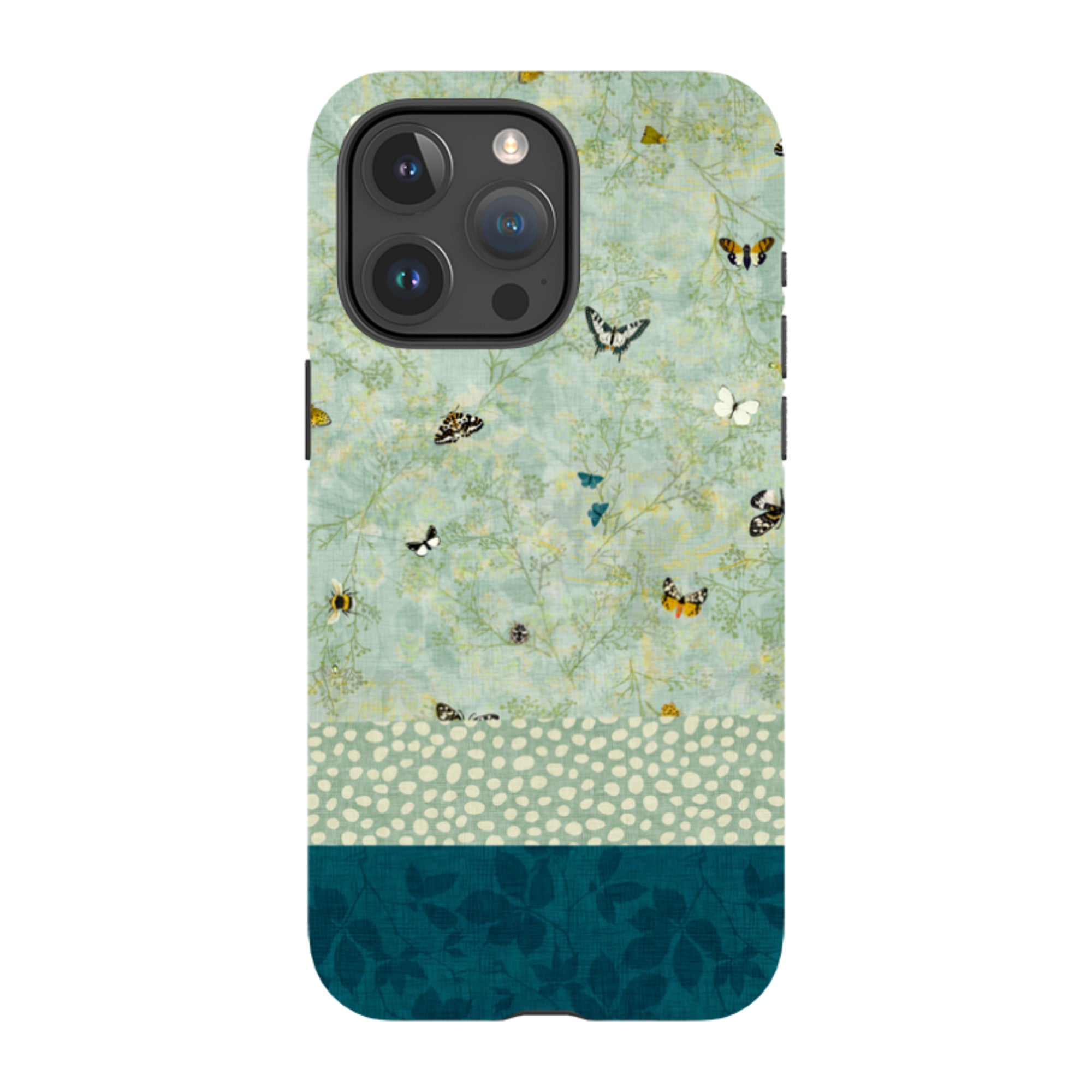 iPhone Tough Case - Chinoiserie Garden Soft Sage 2 By Katherine Quinn
