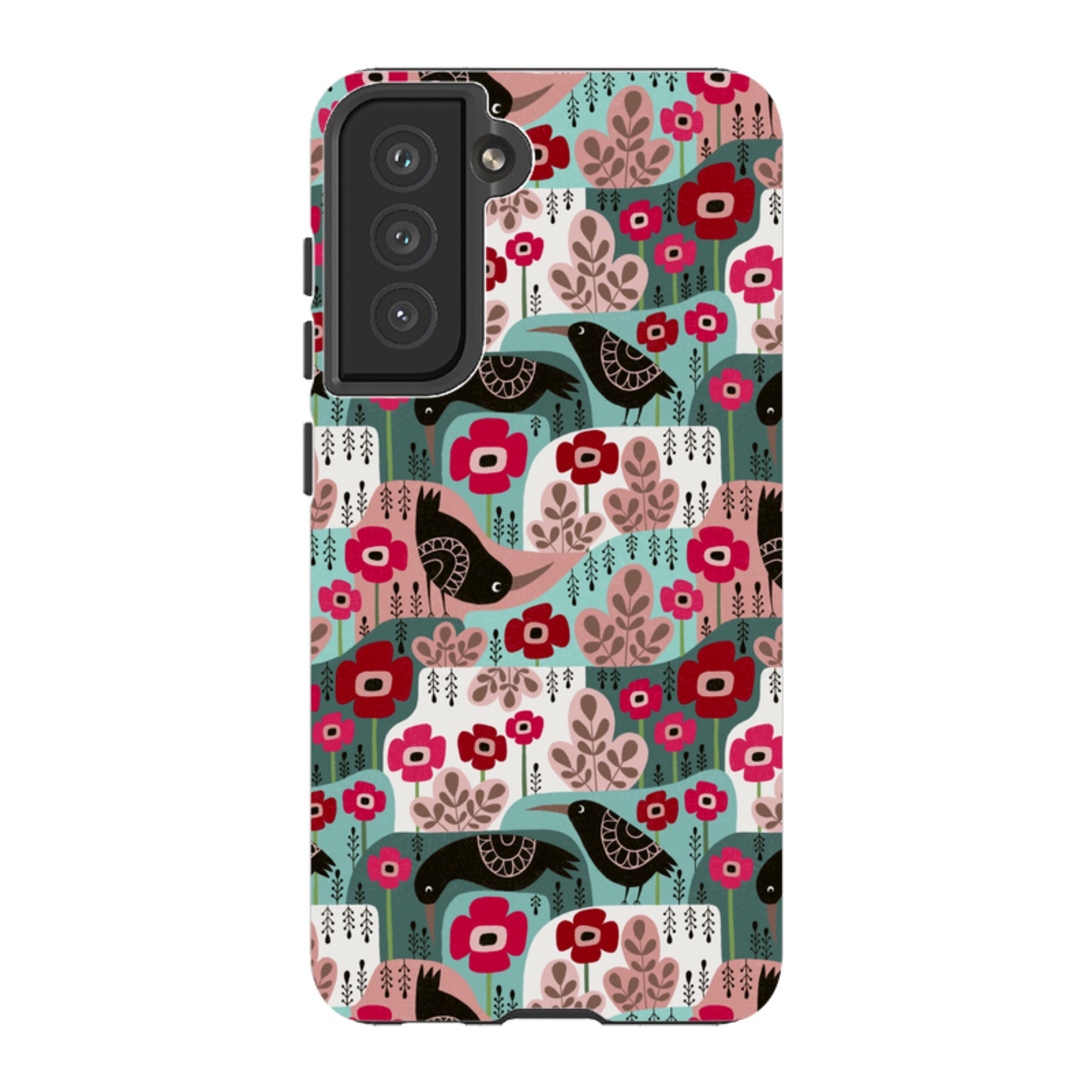 Samsung Tough Case - Poppies And Crow By Suzy Taylor