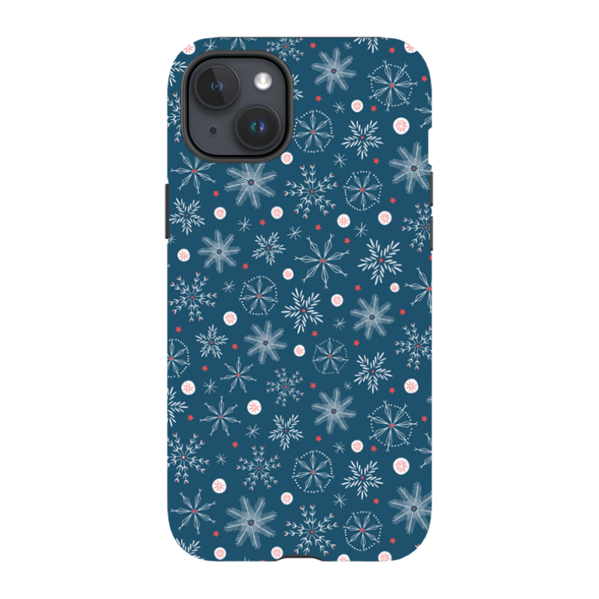 iPhone Tough Case - Christmas Snowflakes By Ali Brookes