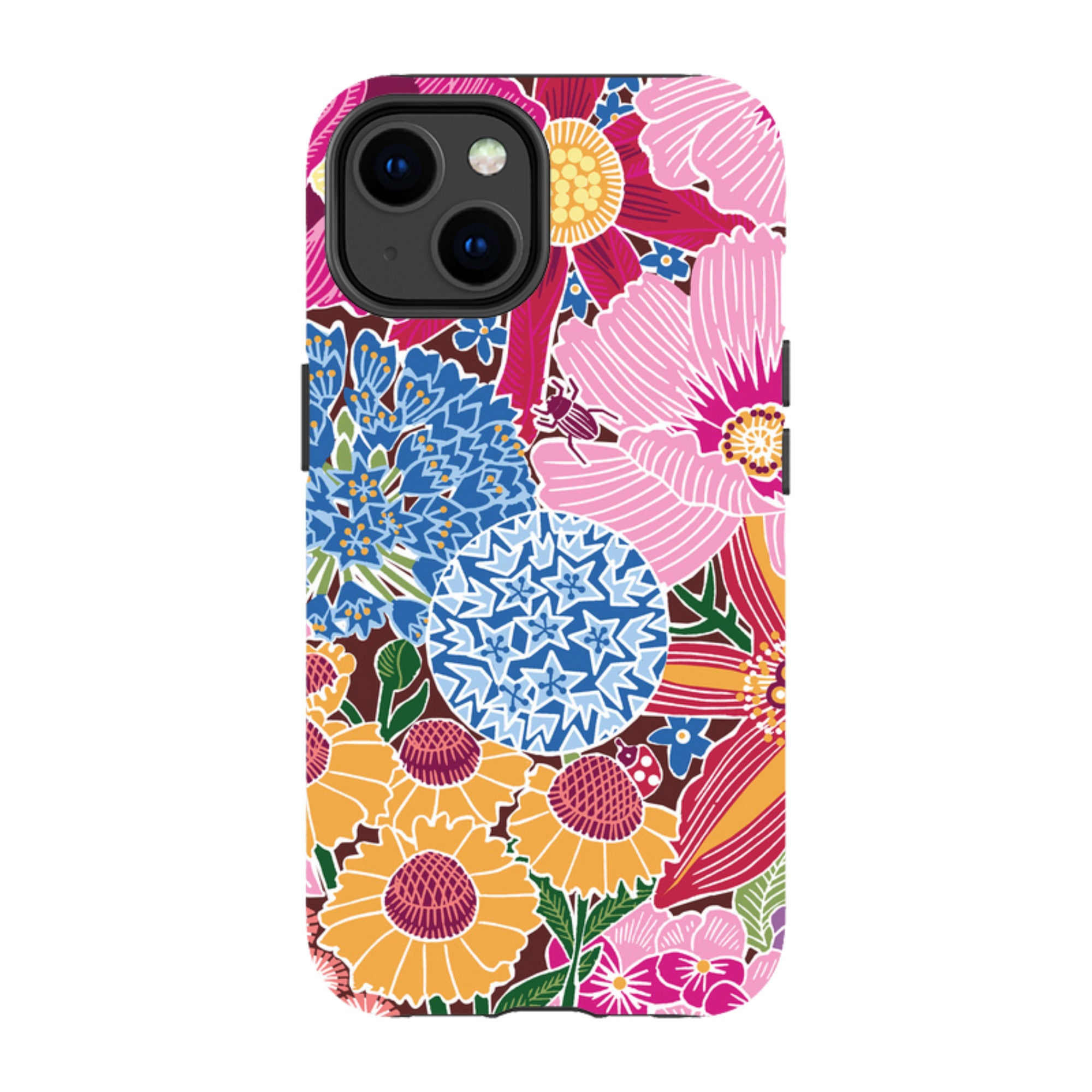 iPhone Tough Case - Jigsaw Floral 2 By Kate Heiss