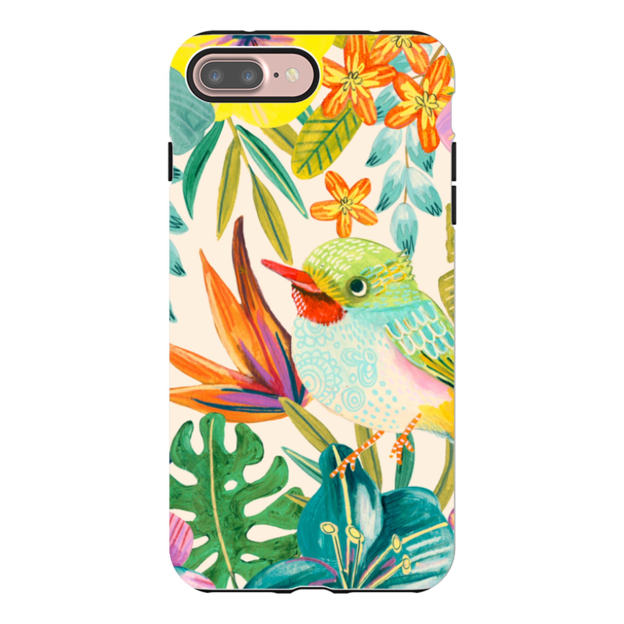iPhone Tough Case - Tropical Bird II By Caroline Bonne Muller