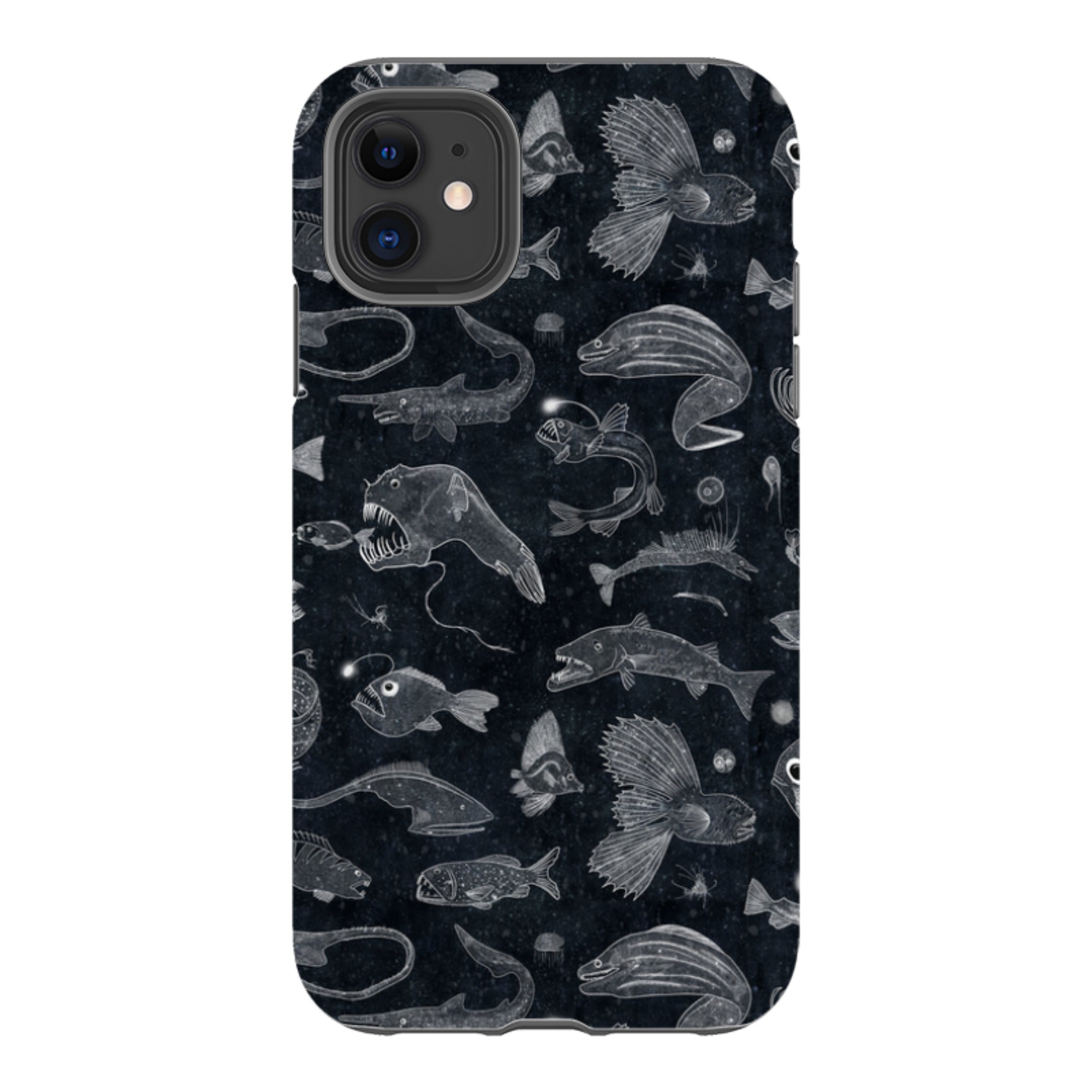 iPhone Tough Case - Biters Line Drawing By Katherine Quinn