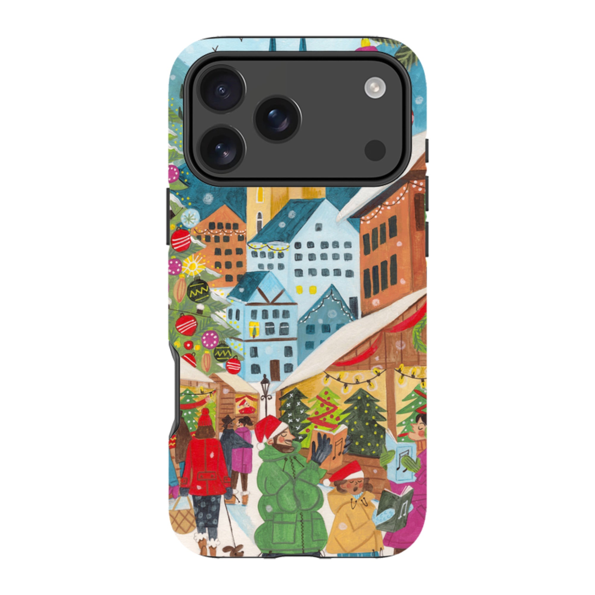 iPhone Tough Case - Christmas Market By Caroline Bonne Muller