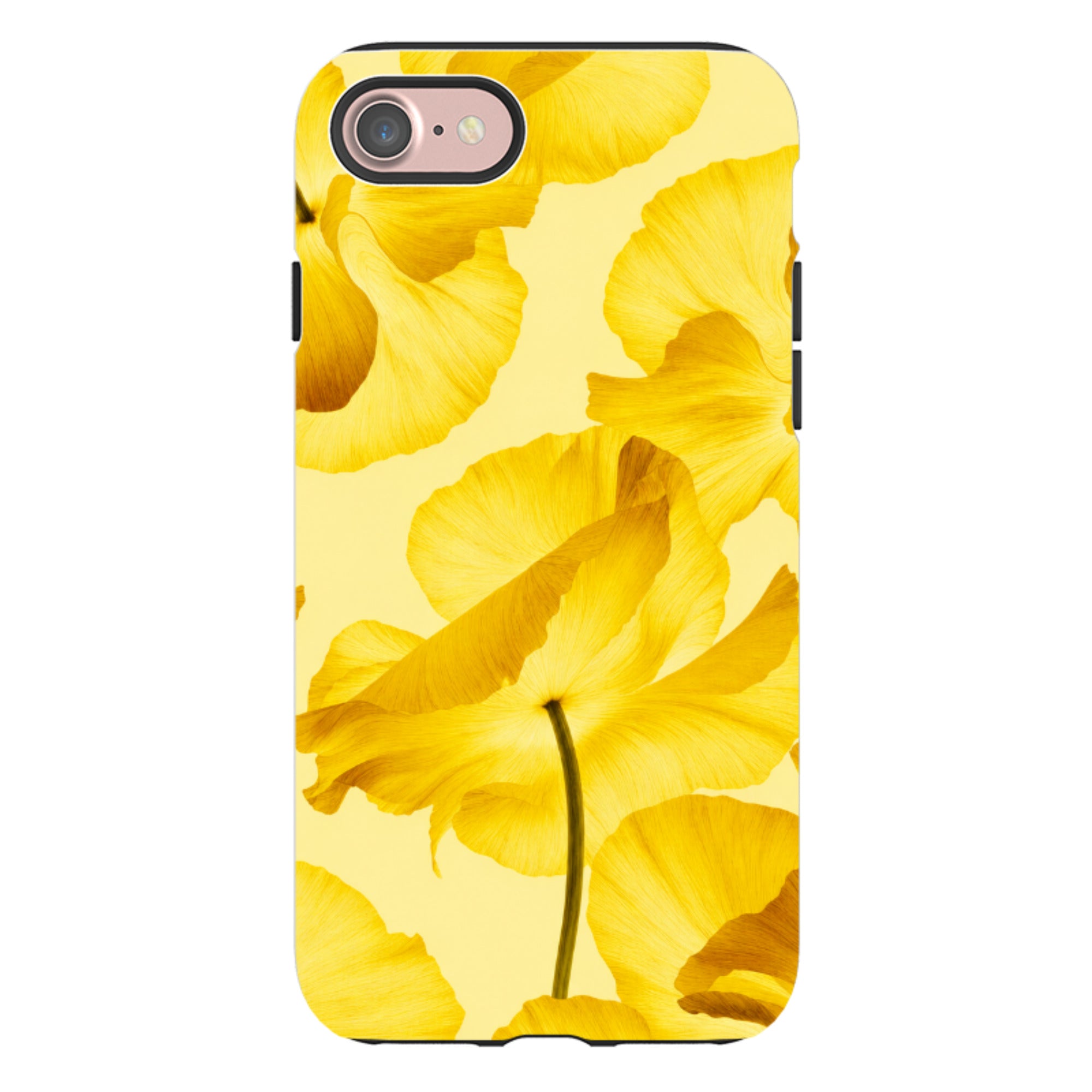 iPhone Tough Case - Yellow Poppy