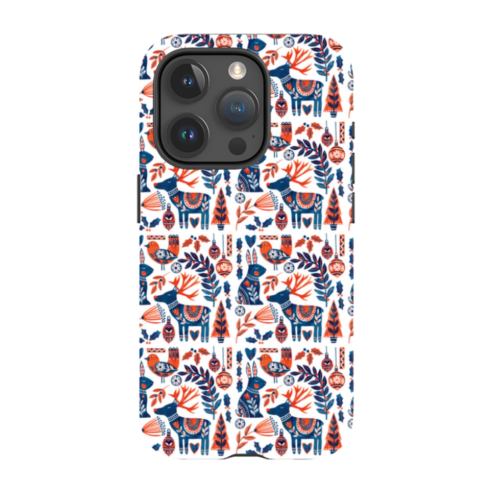 iPhone MagSafe Tough Case - Scandi Animals By Tracey English