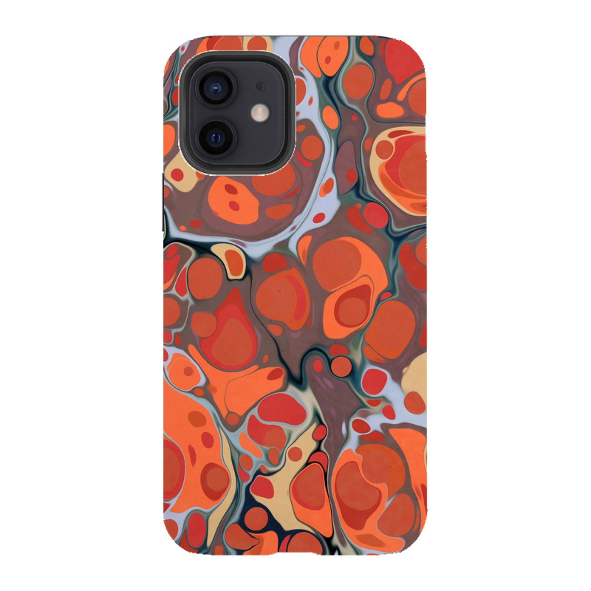 iPhone Tough Case - Flaming Volcano