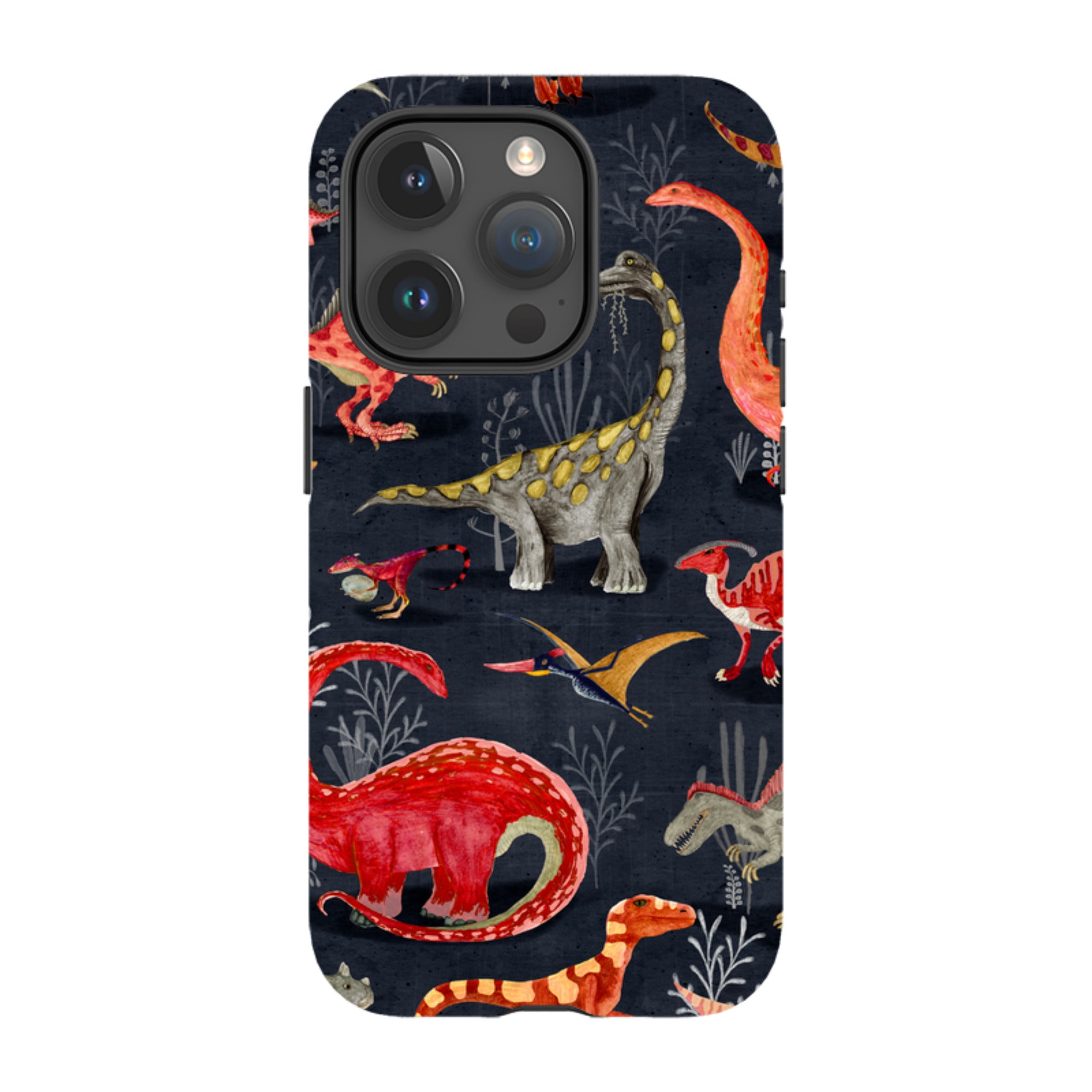 iPhone Tough Case - Parisian Dinosaurs By Katherine Quinn