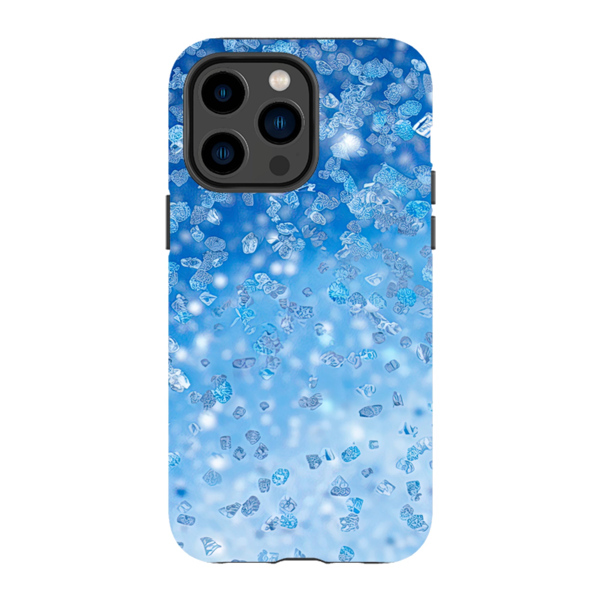 iPhone Case - Blue Glitter (case does not glitter)