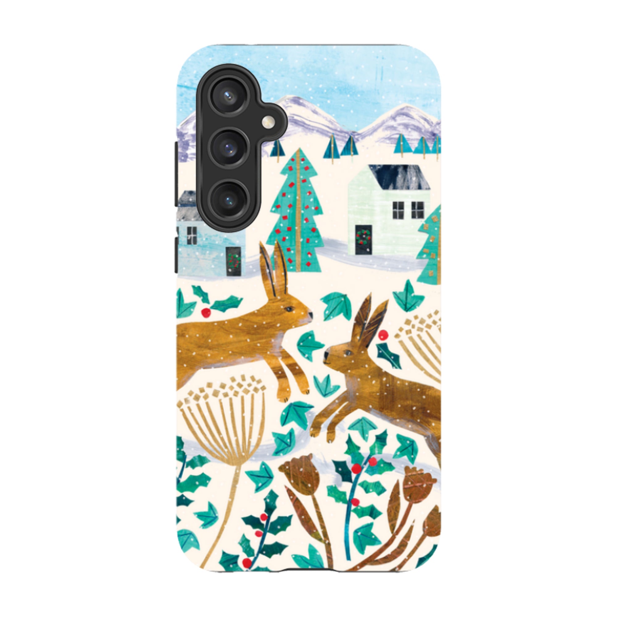 Samsung Tough Case - Xmas Hare By Tracey English