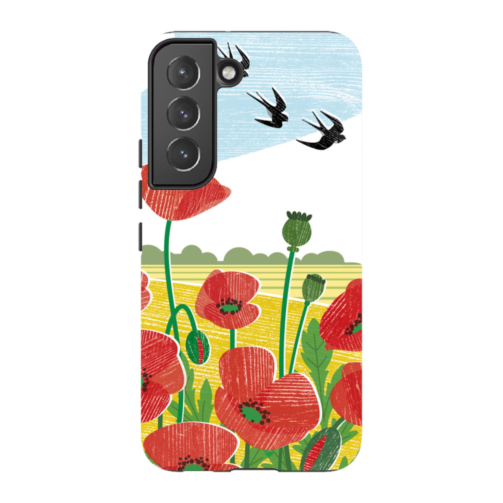 Samsung Tough Case - Poppy Fields By Liane Payne