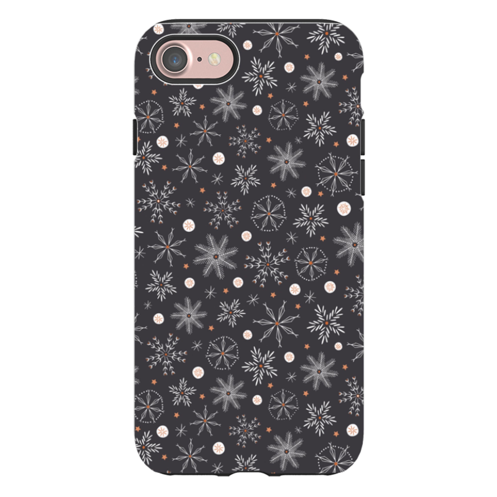 iPhone Tough Case - Christmas Snowflakes II By Ali Brookes