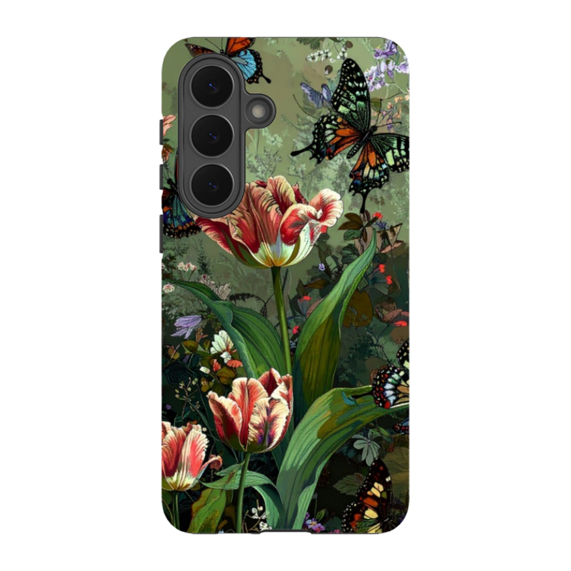 Samsung Tough Case - Green Vyne Butterflies