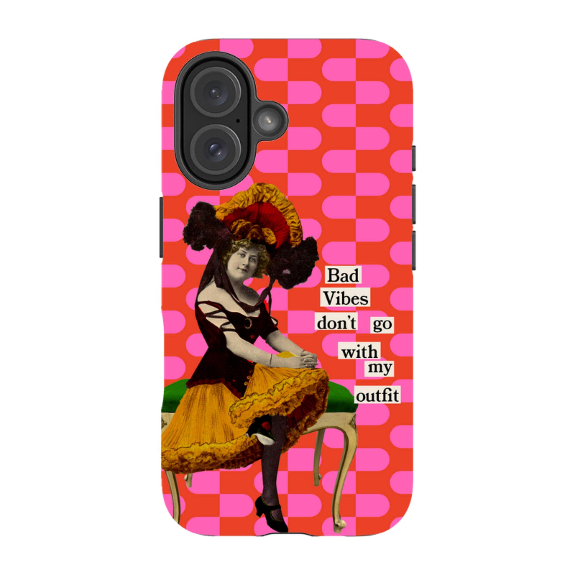 iPhone Tough Case - Bad Vibes By Clare Jordan