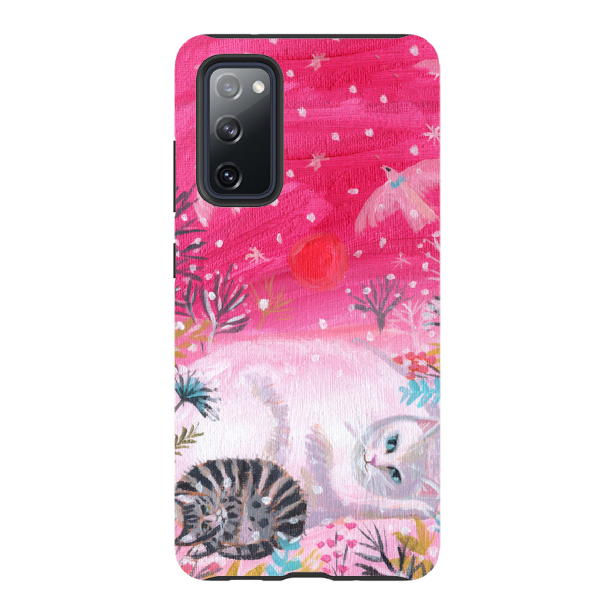 Samsung Tough Case - Christmas Cats By Mary Stubberfield