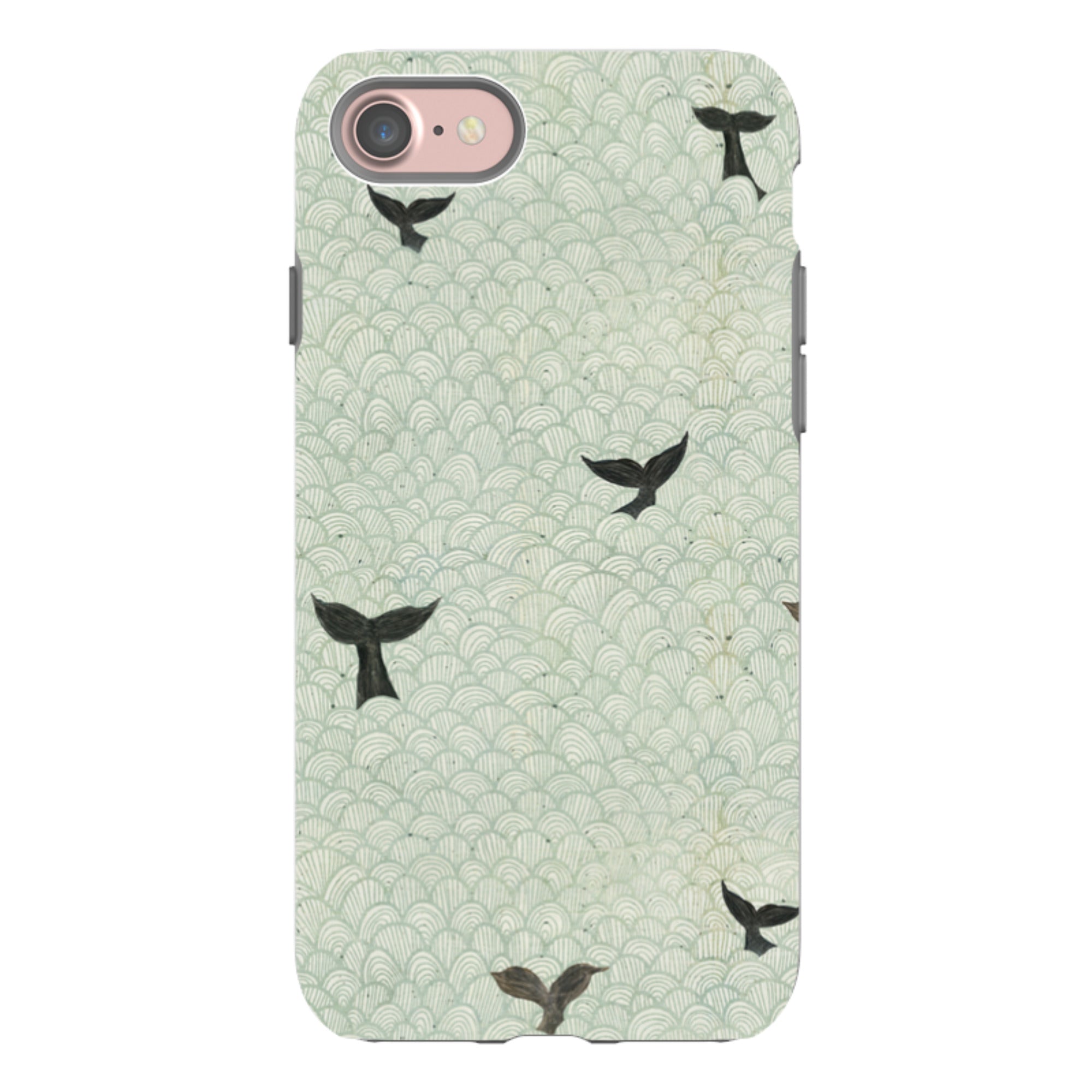 iPhone Tough Case - Whale Tails By Katherine Quinn