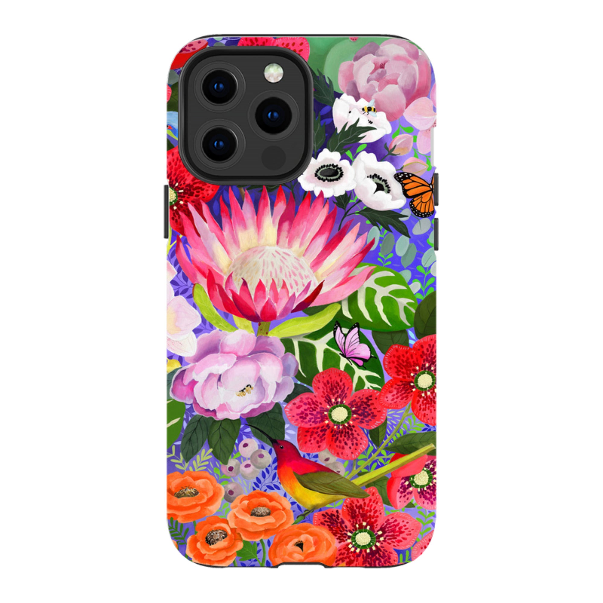 iPhone Tough Case - Exotic Birds By Bex Parkin