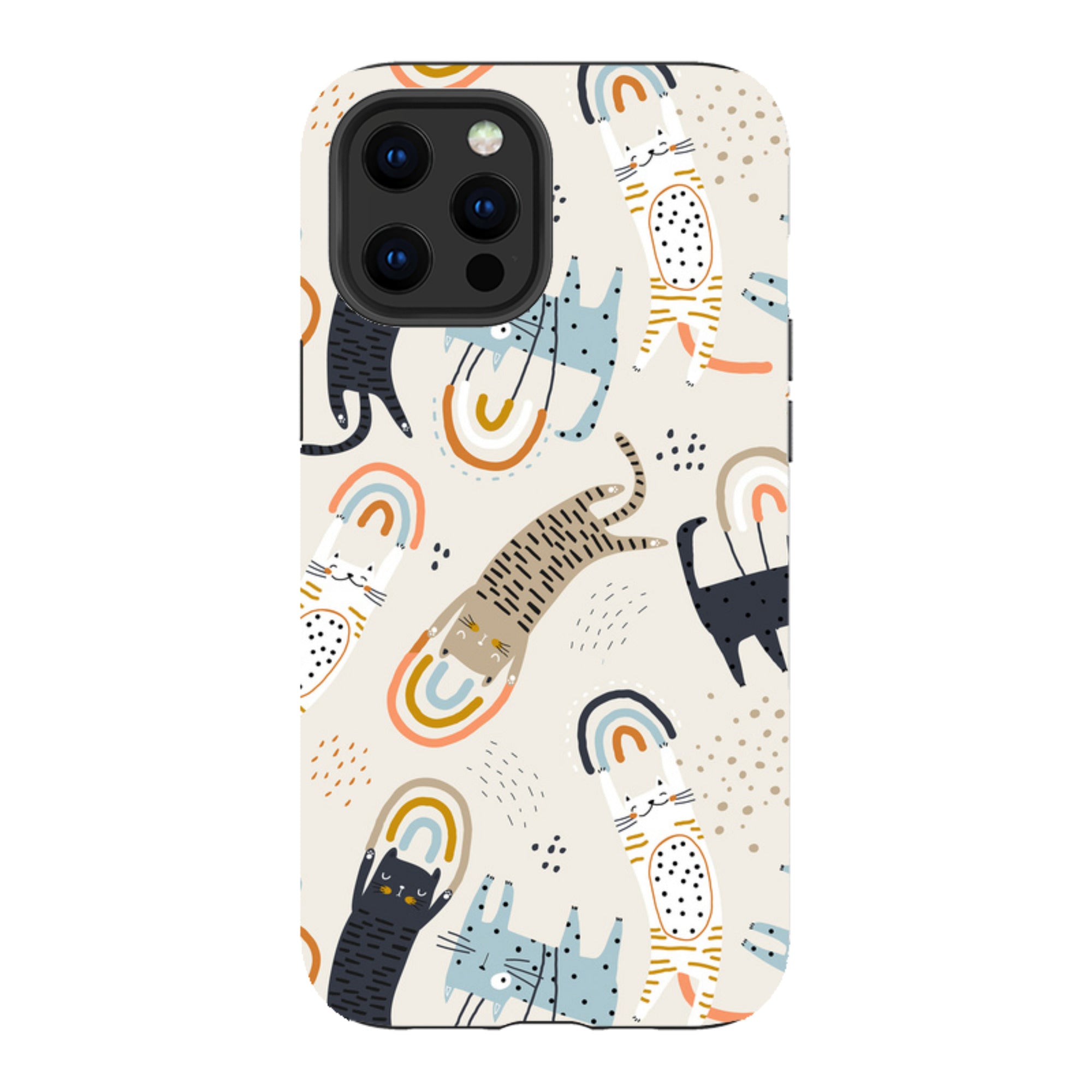 iPhone Tough Case - Rainbow Cats
