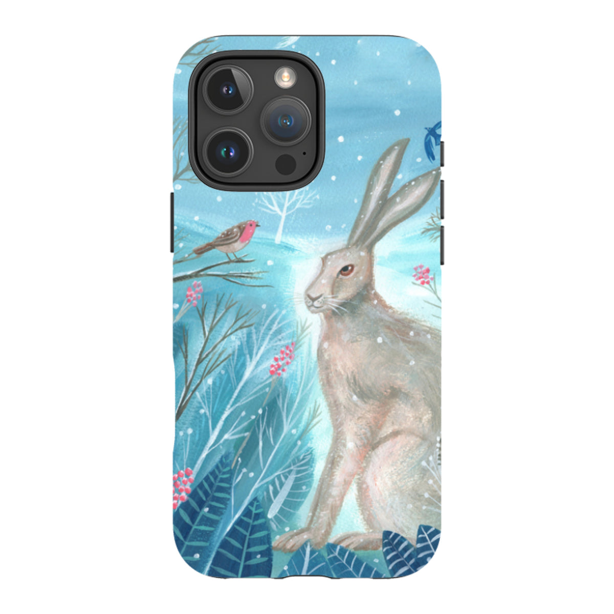 iPhone Tough Case - Winter Hare By Mary Stubberfield