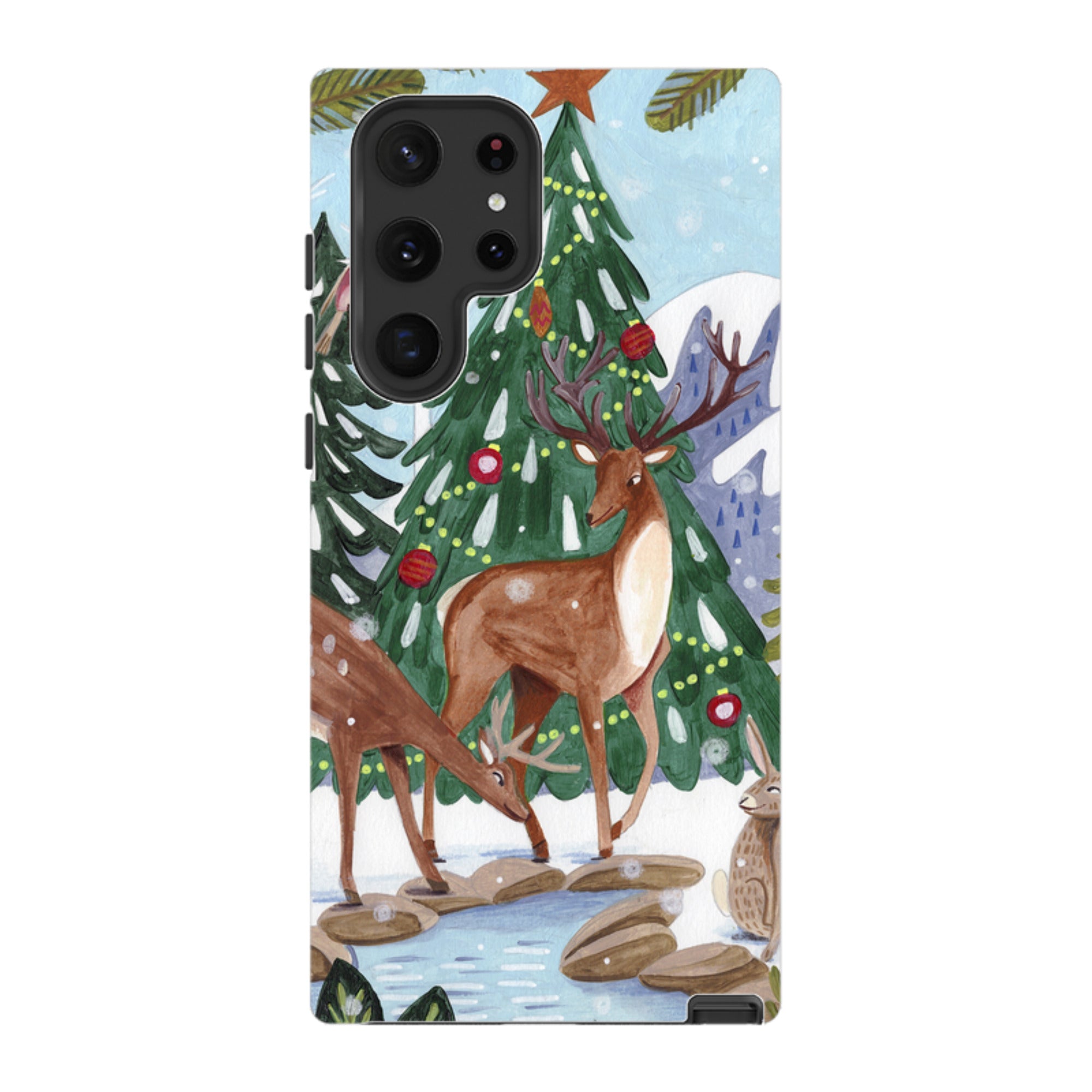 Samsung Tough Case - Winter Forest By Caroline Bonne Muller