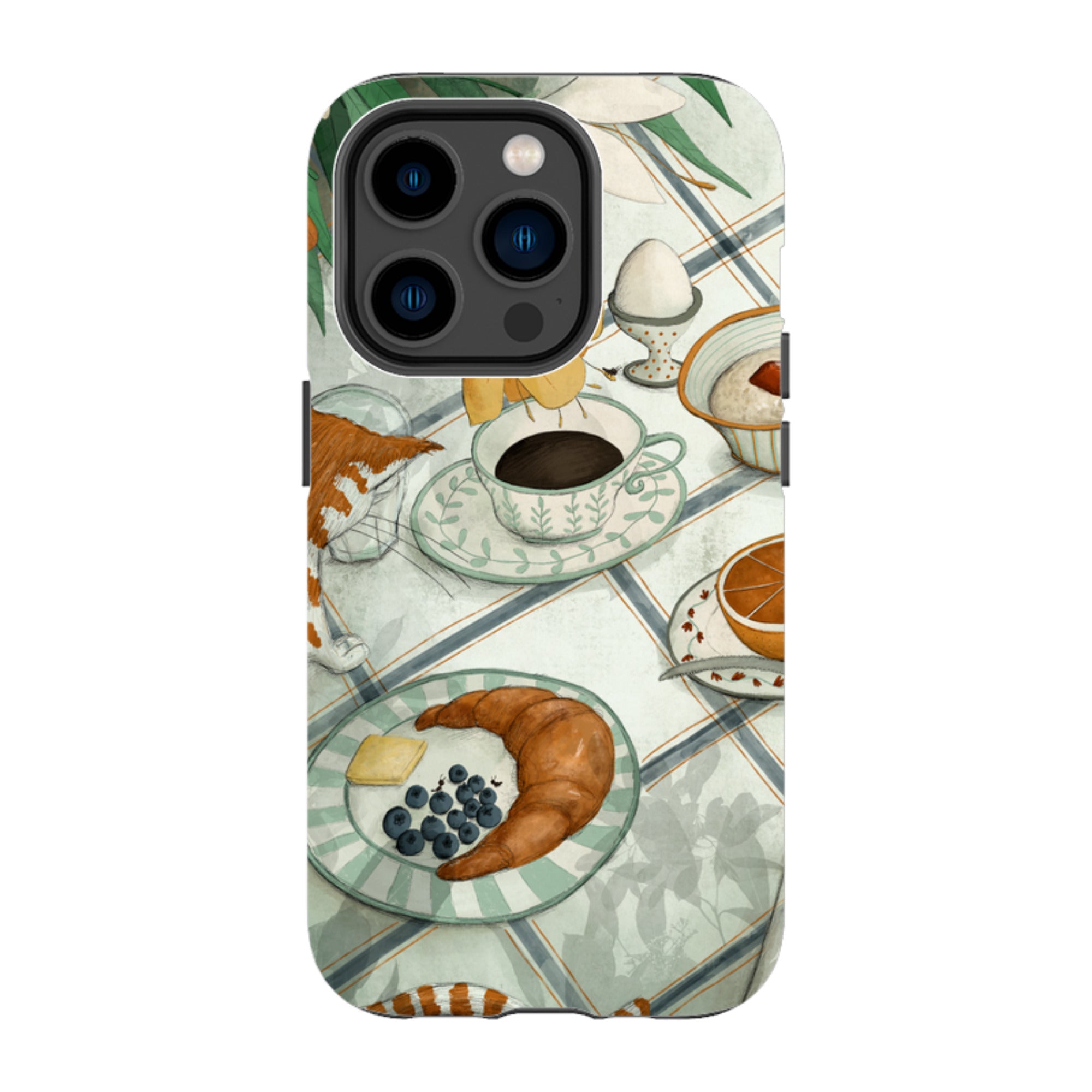 iPhone Tough Case - Hungry Friends By Maja Lindberg