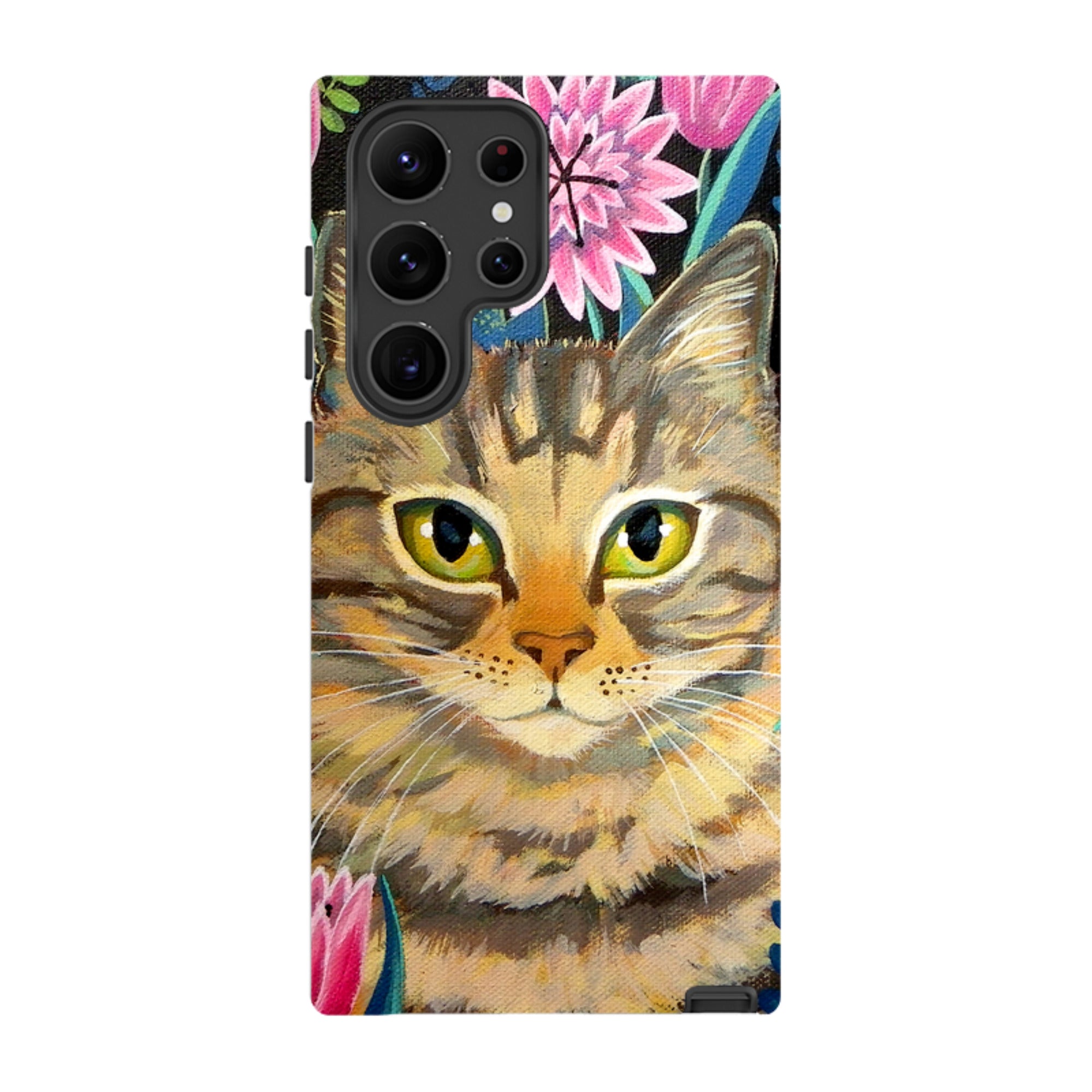Samsung Tough Case - Tabby Cat By Mary Stubberfield