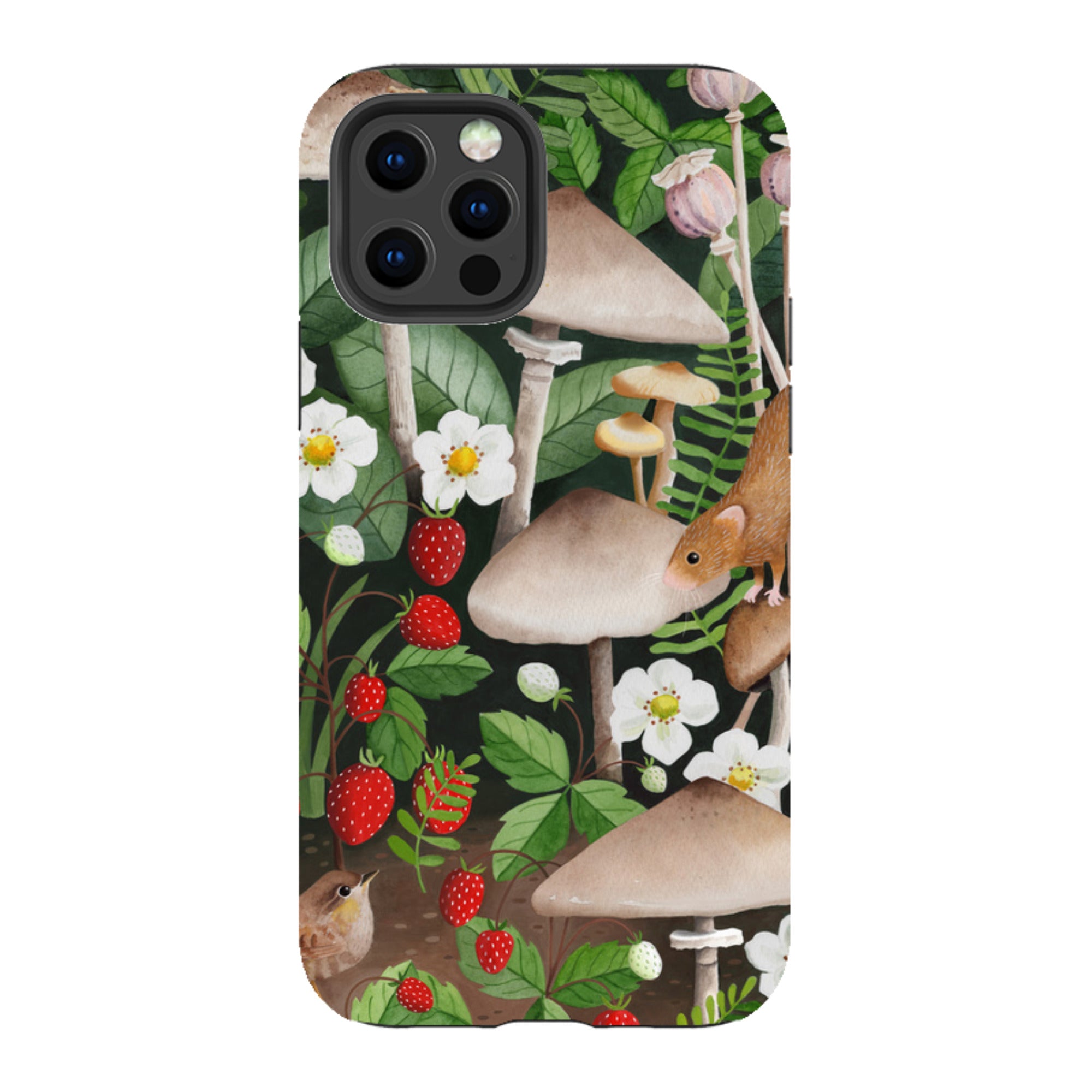 iPhone Tough Case - Strawberry Patch By Bex Parkin