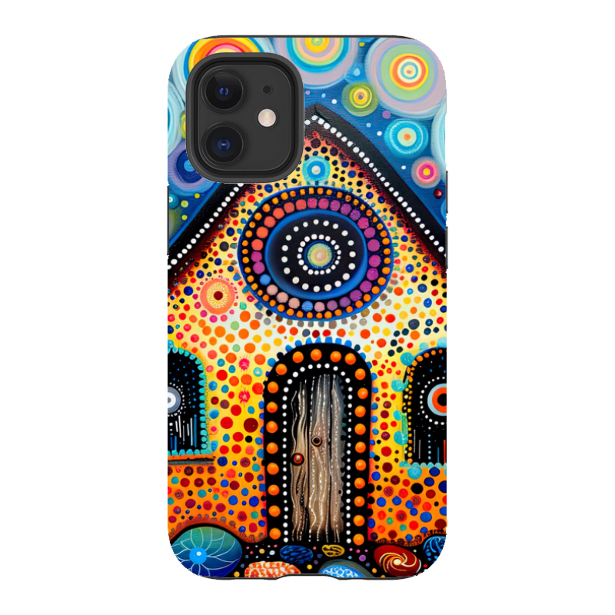 iPhone Case - Folk Art House III