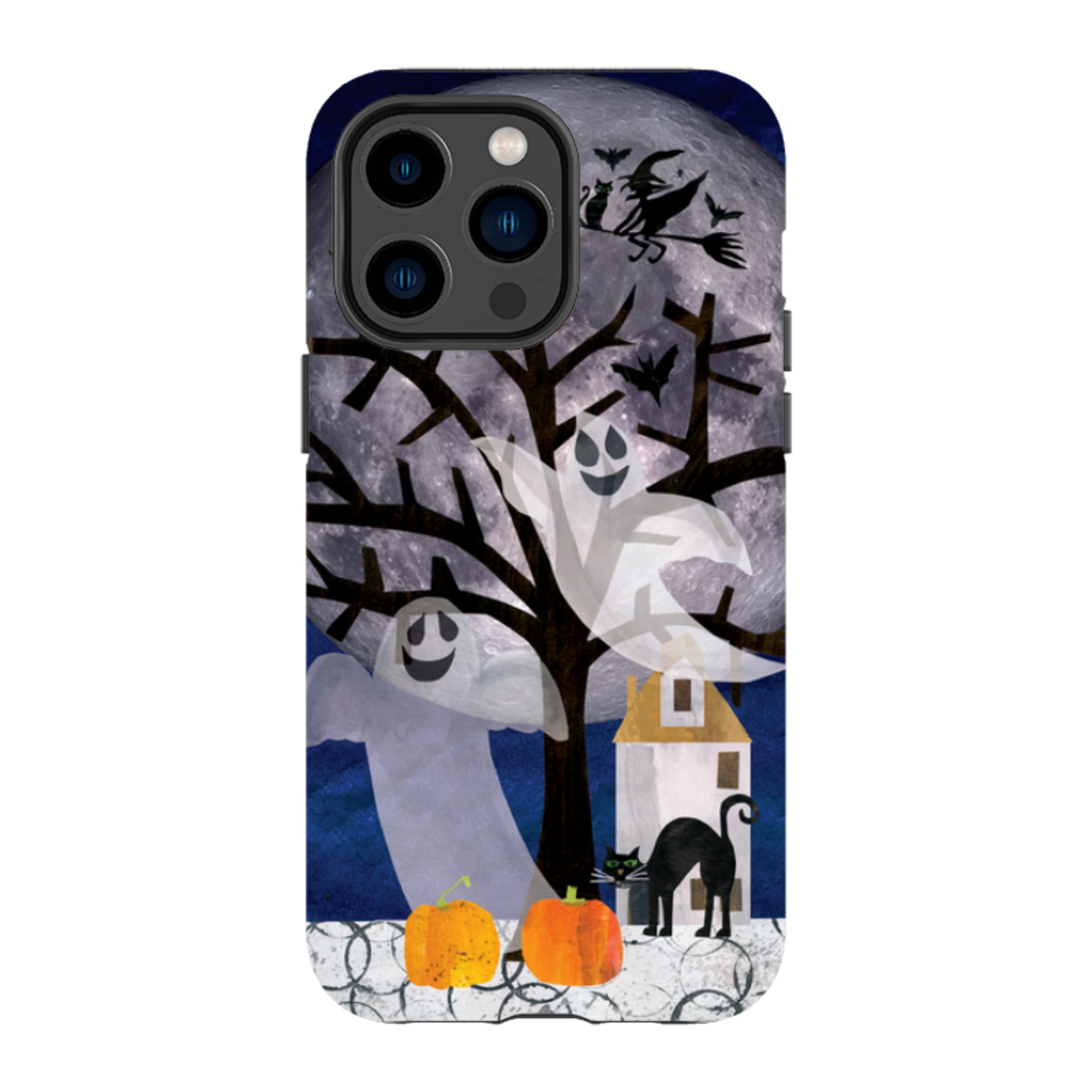 iPhone Tough Case - Halloween Moon By Tracey English