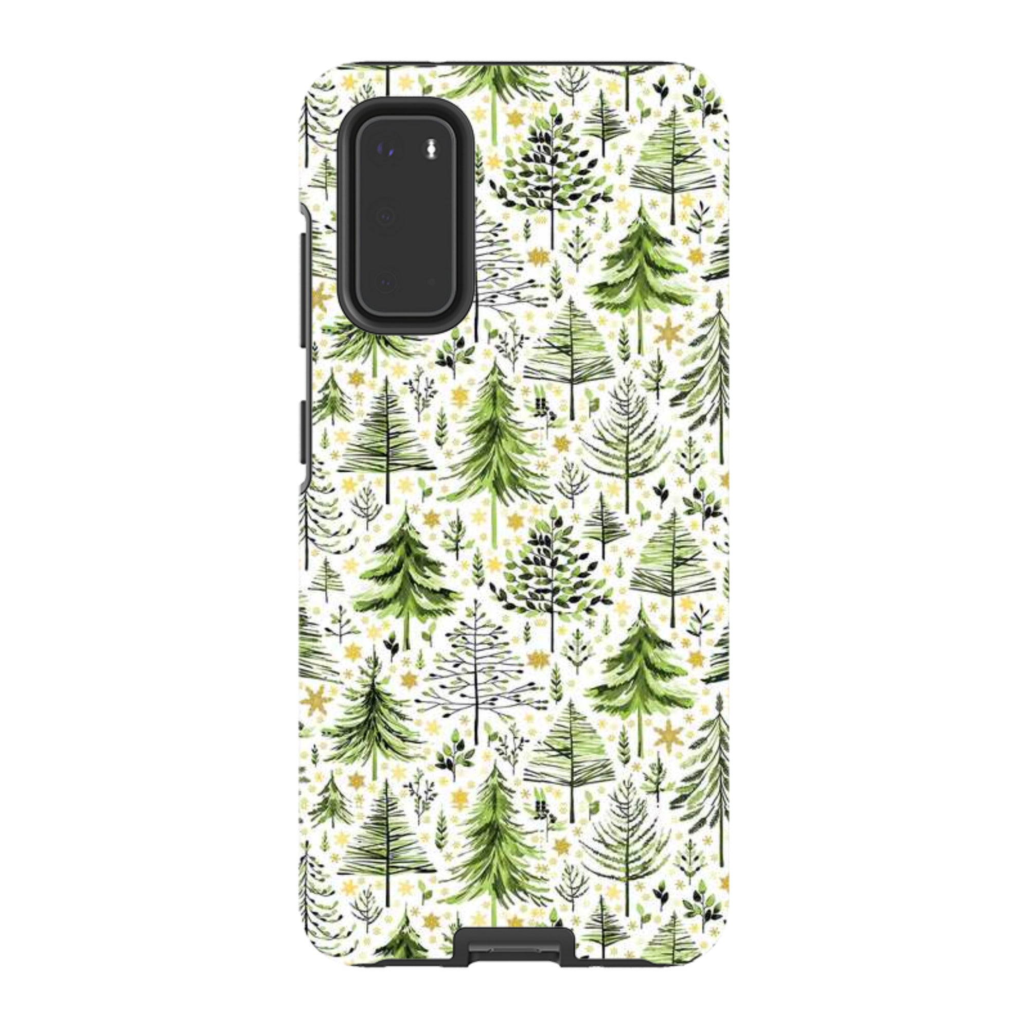 Samsung Tough Case - Green Xmas Trees By Elisabeth Haager