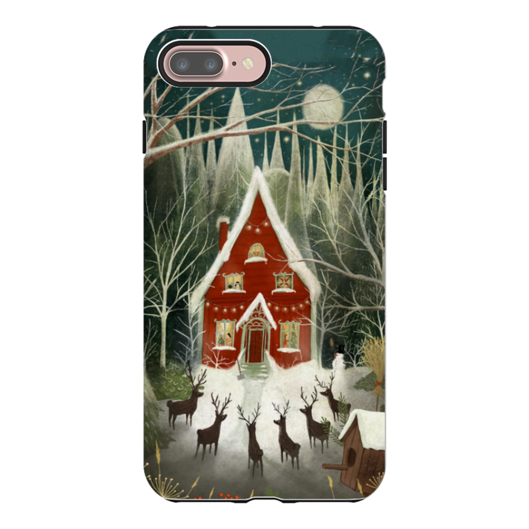iPhone Tough Case -Christmas Garden Night By Maja Lindberg