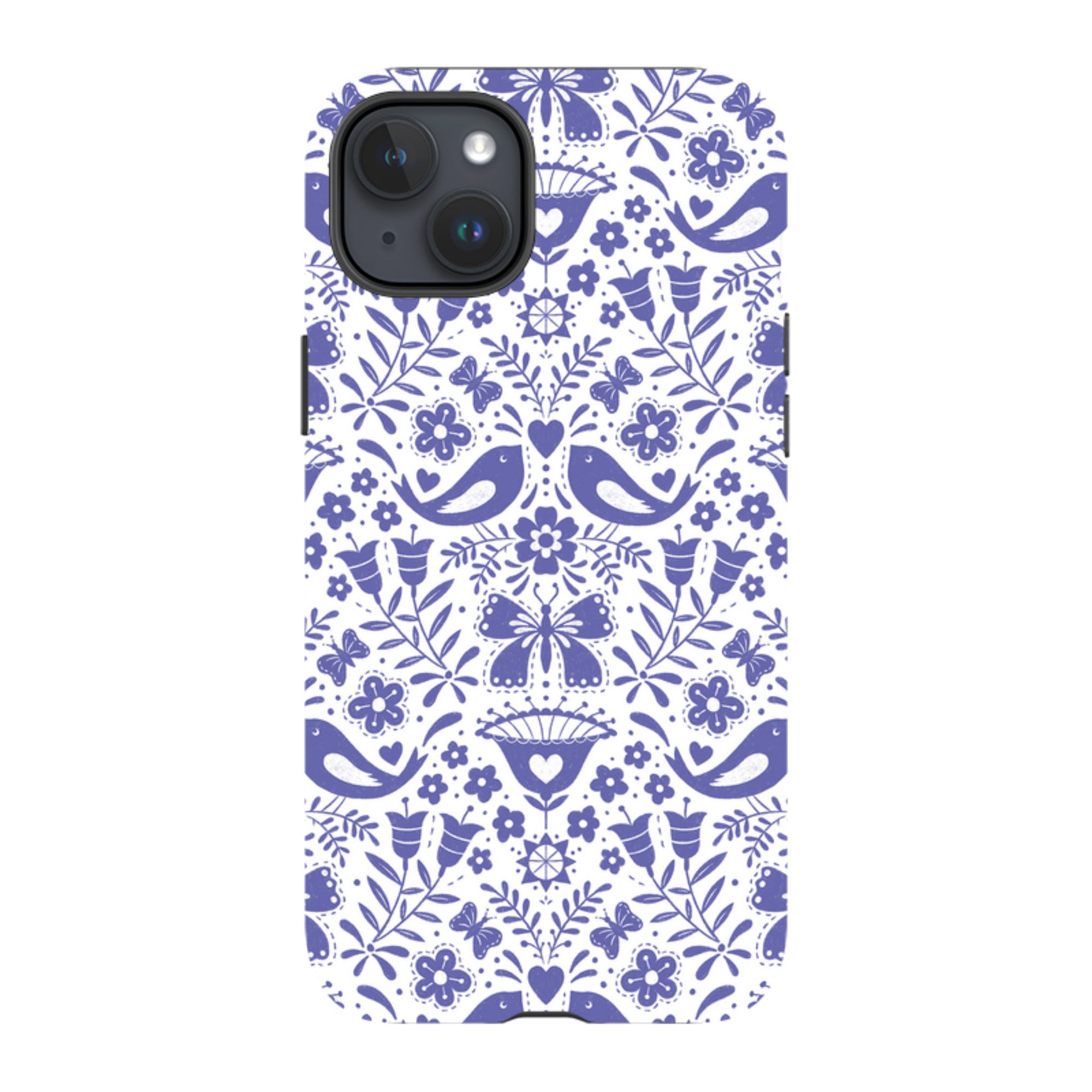 iPhone Tough Case - Bird Pattern III By Suzy Taylor