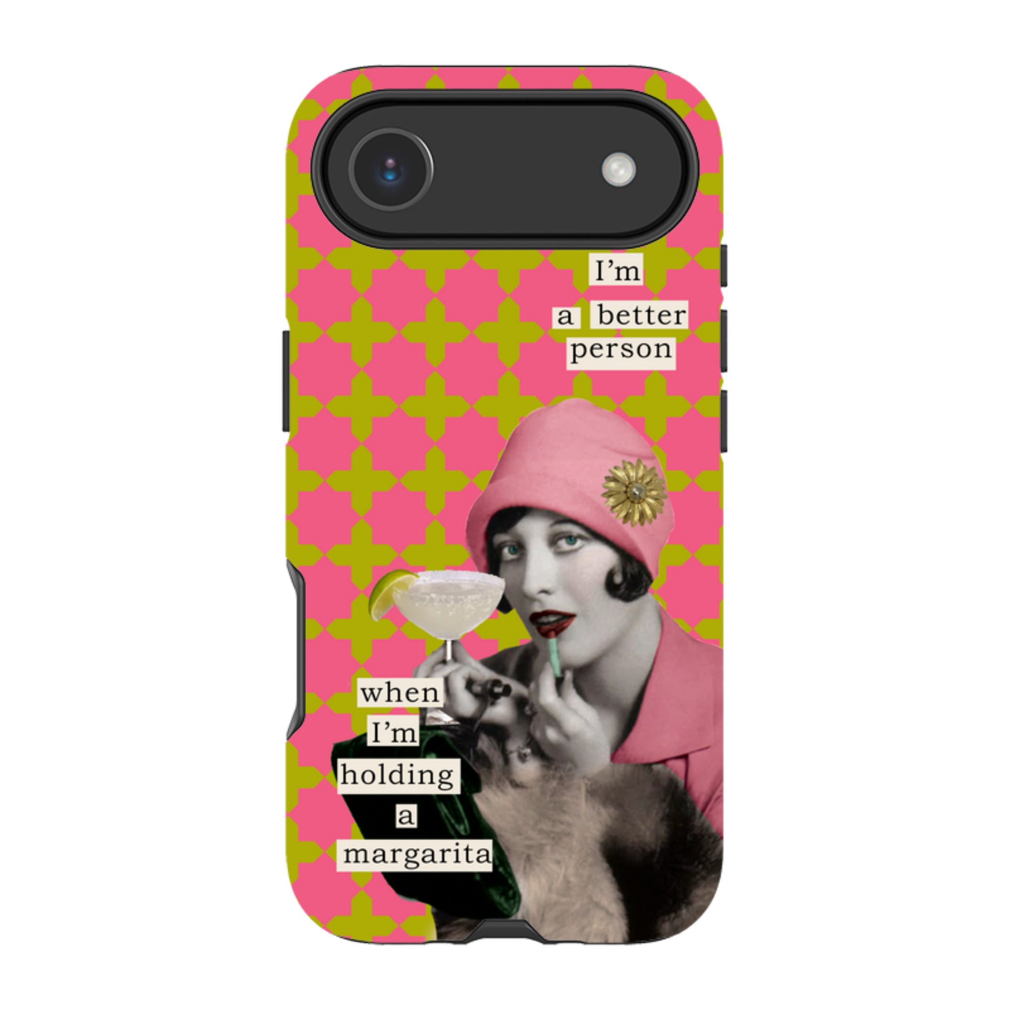iPhone Tough Case - I'm A Better Person By Clare Jordan